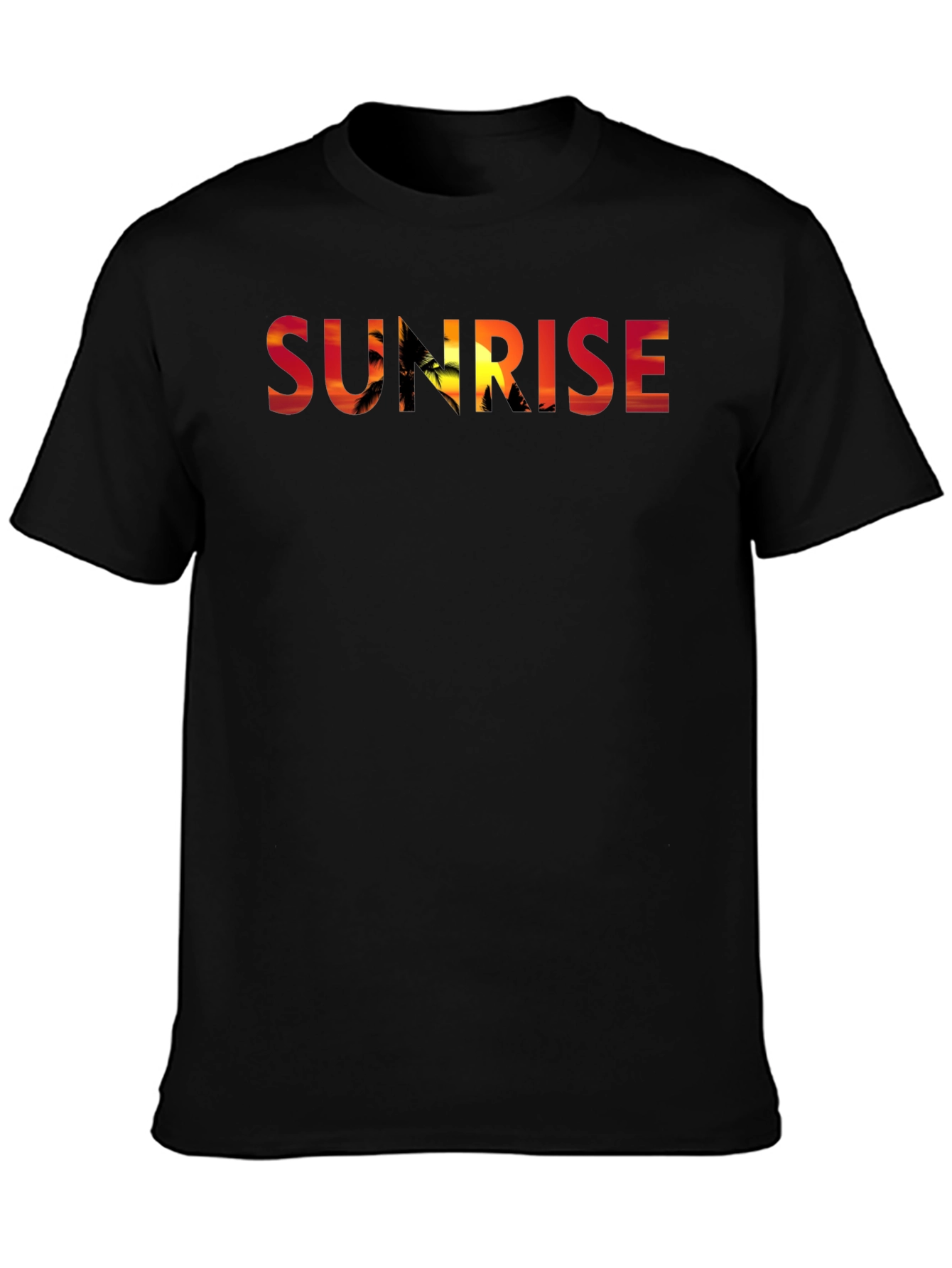 Sunrise Palm Tree Graphic T-Shirt