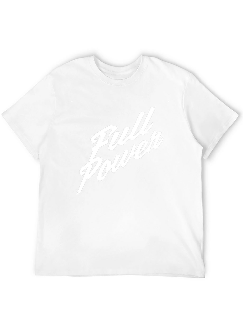 Full Power Graphic Print Black T-Shirt