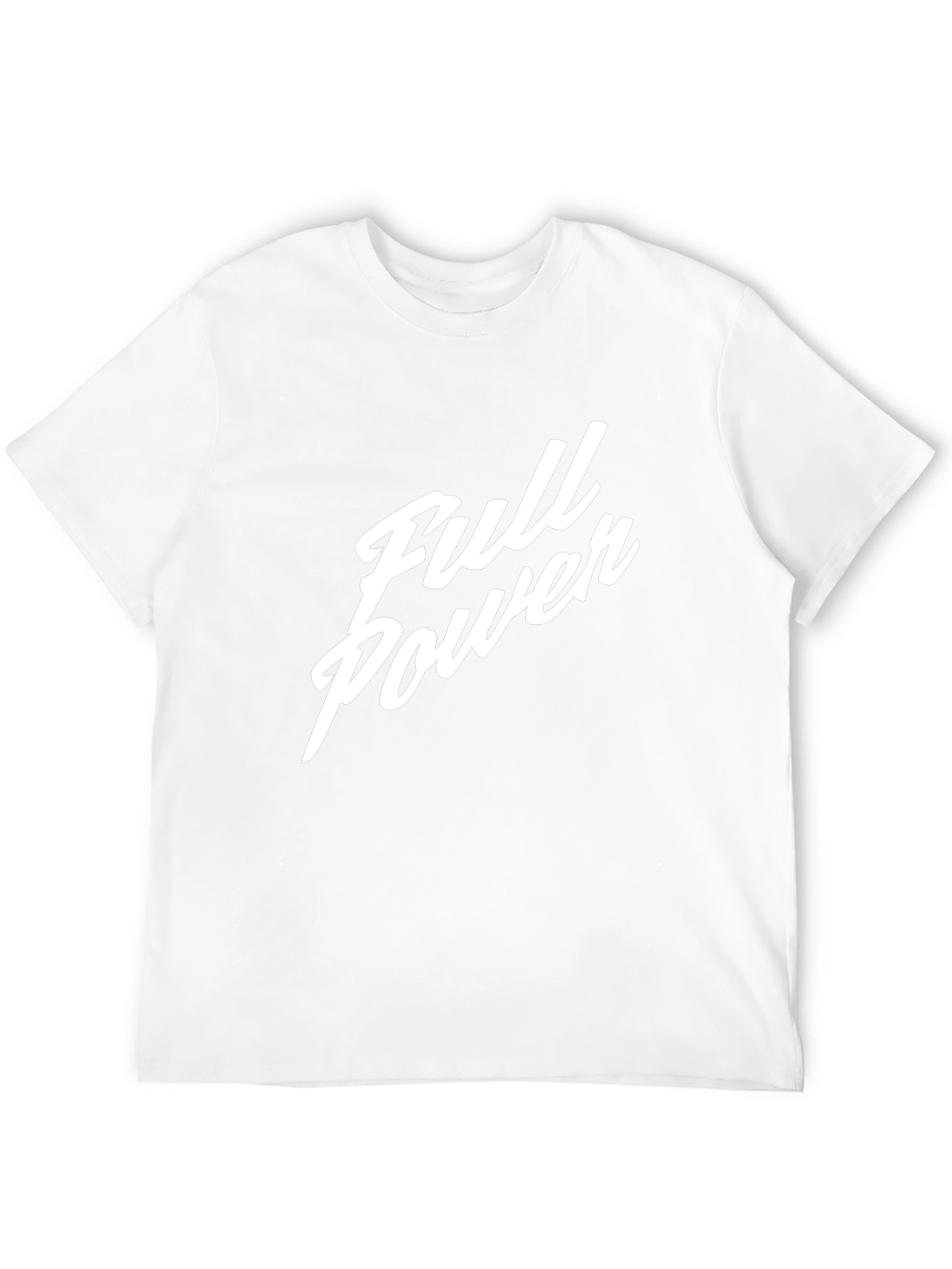 Full Power Graphic Print Black T-Shirt