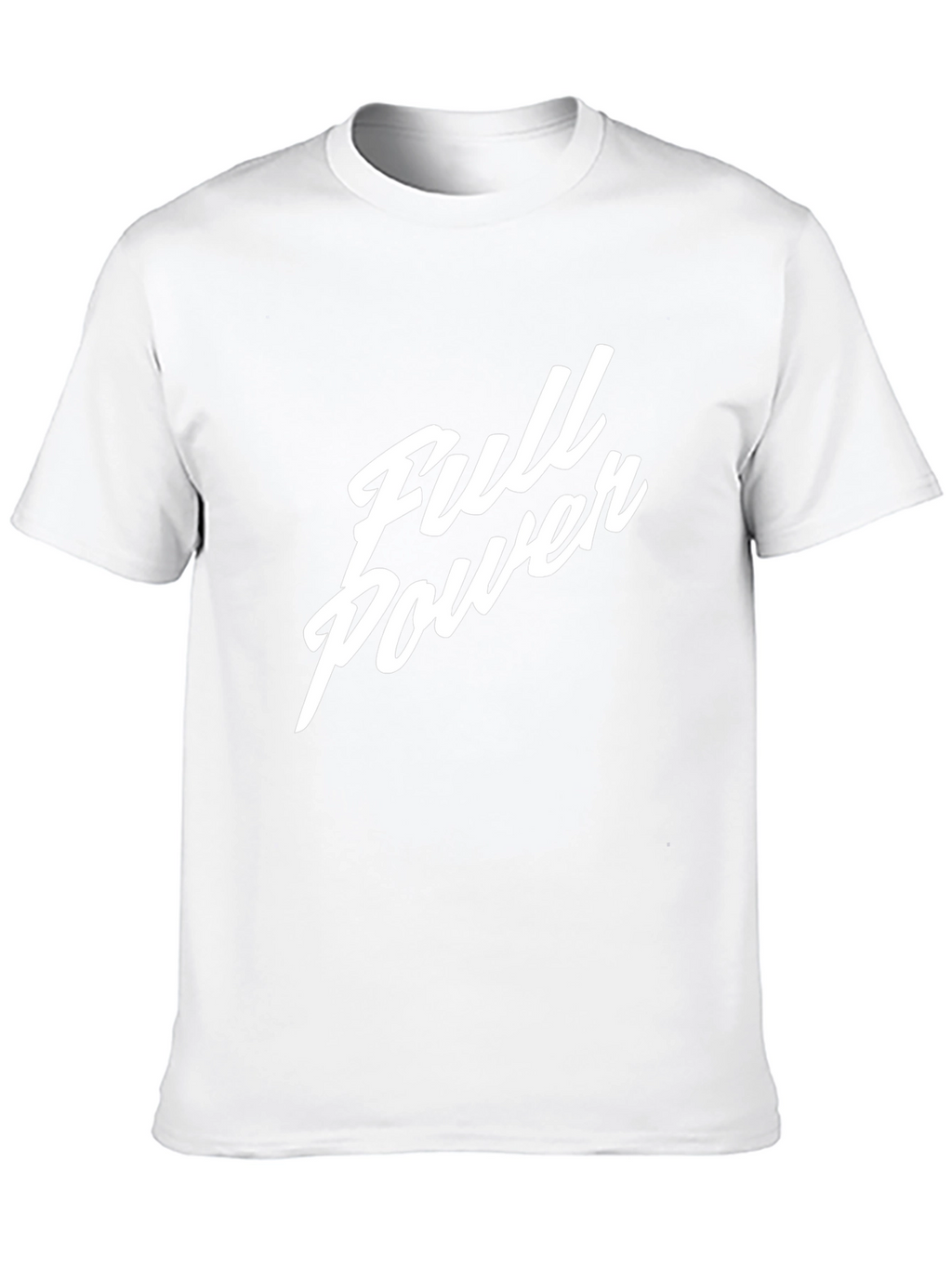 Full Power Graphic Print Black T-Shirt