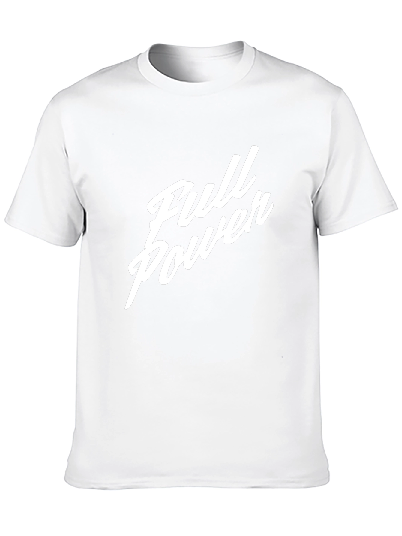 Full Power Graphic Print Black T-Shirt