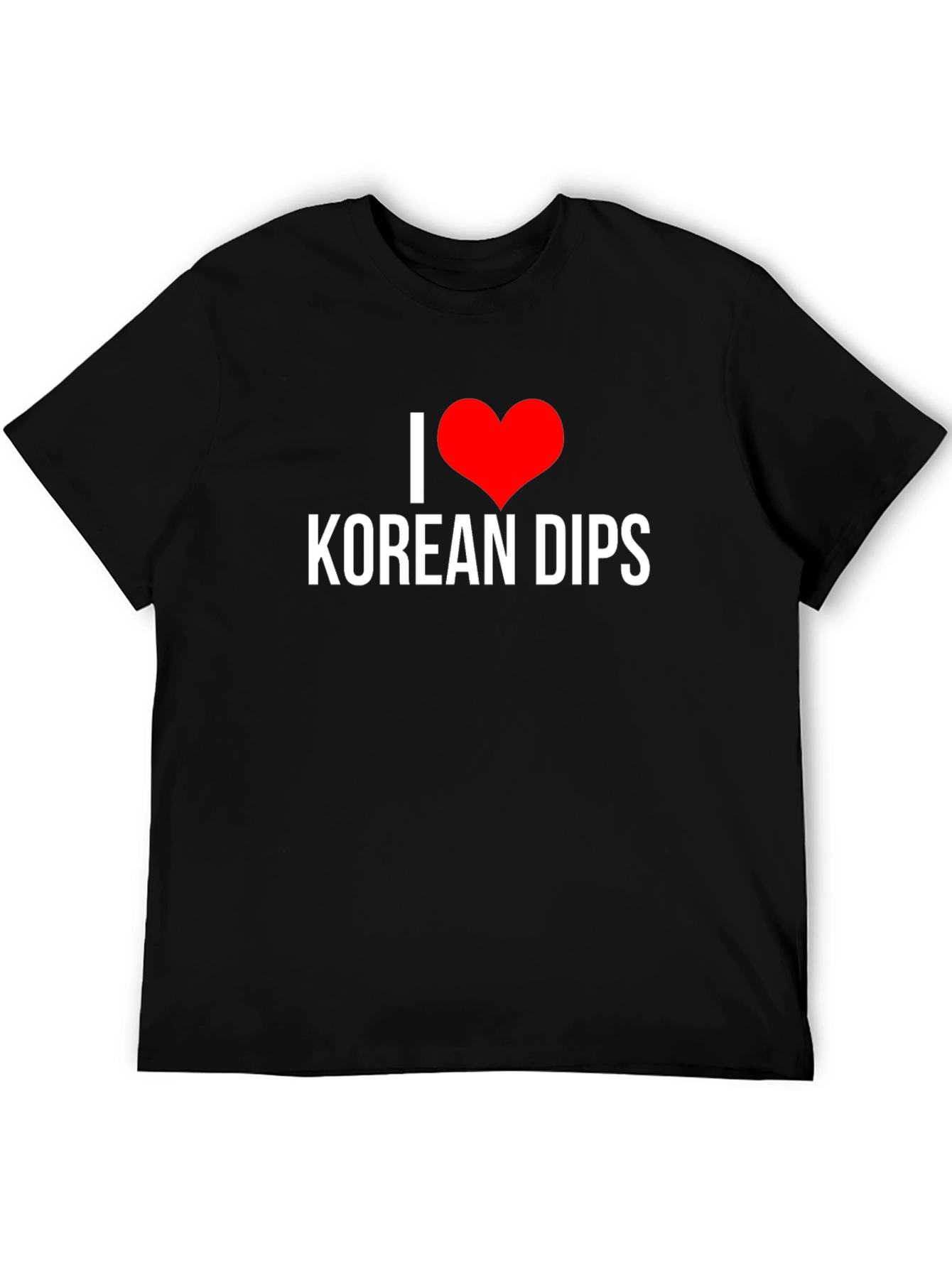 I Heart Korean Dips Black T-Shirt