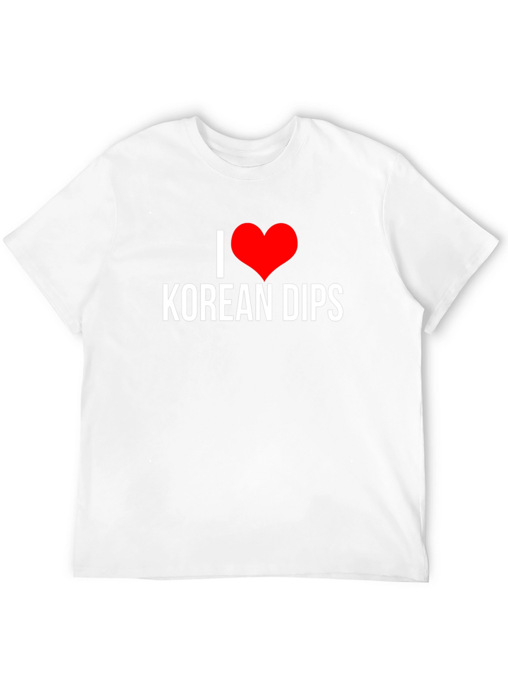 I Heart Korean Dips Black T-Shirt