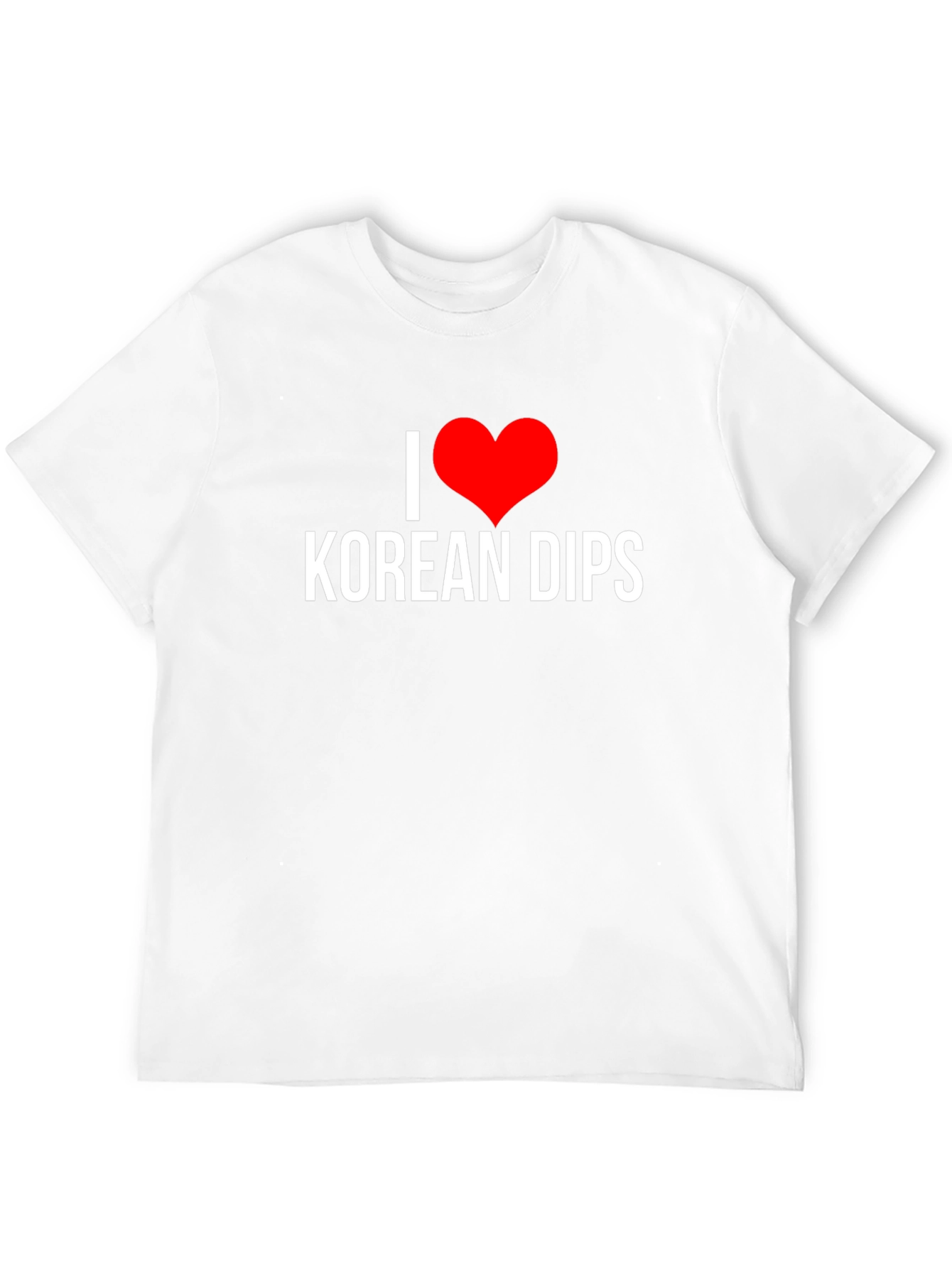 I Heart Korean Dips Black T-Shirt
