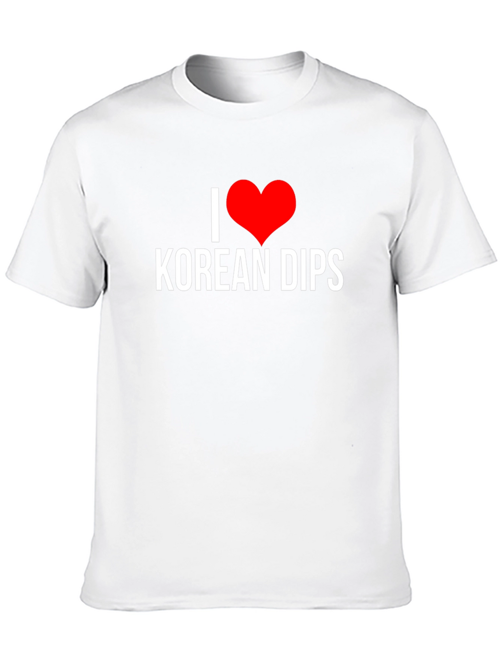 I Heart Korean Dips Black T-Shirt