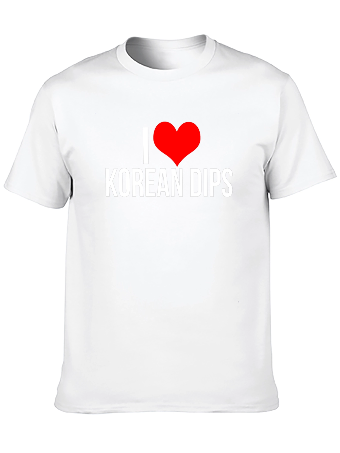 I Heart Korean Dips Black T-Shirt