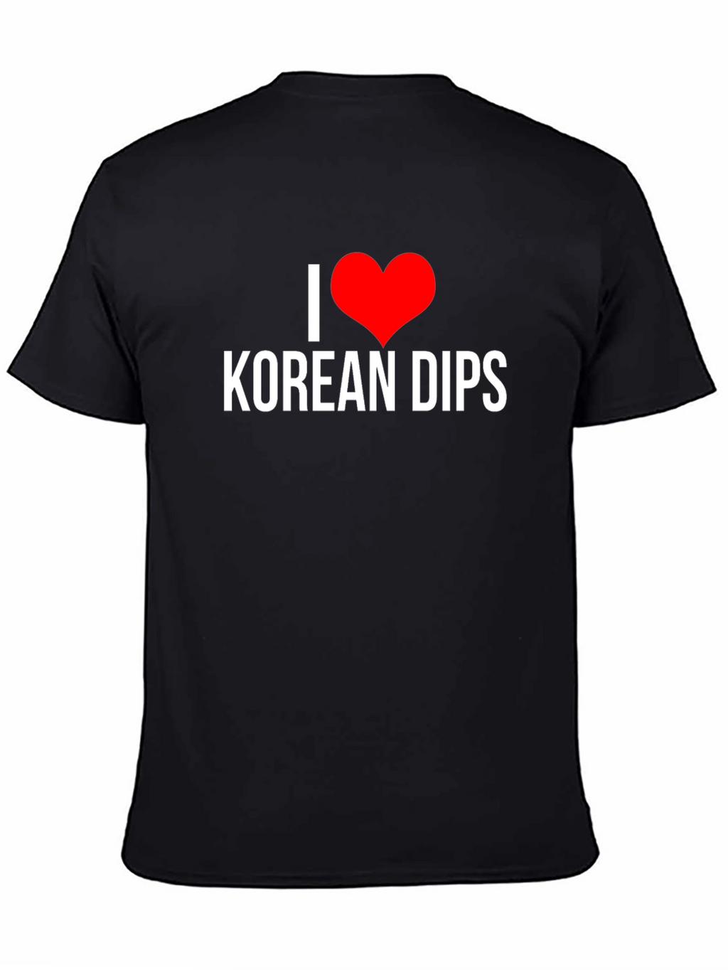 I Heart Korean Dips Black T-Shirt