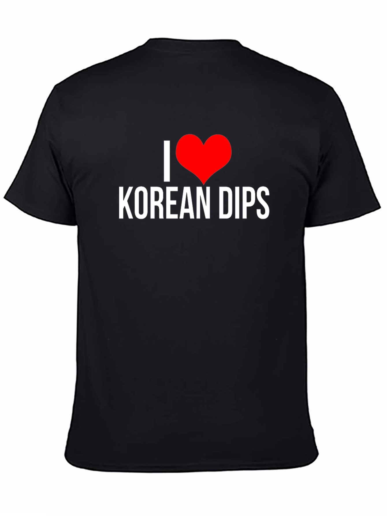 I Heart Korean Dips Black T-Shirt