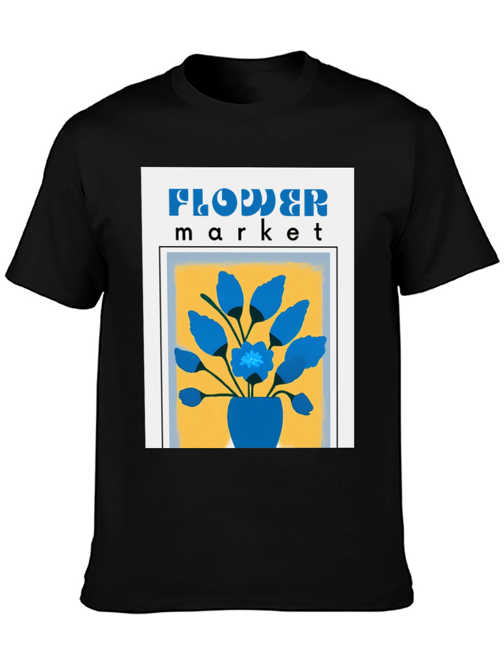 Flower Market Graphic Tee - Classic Design