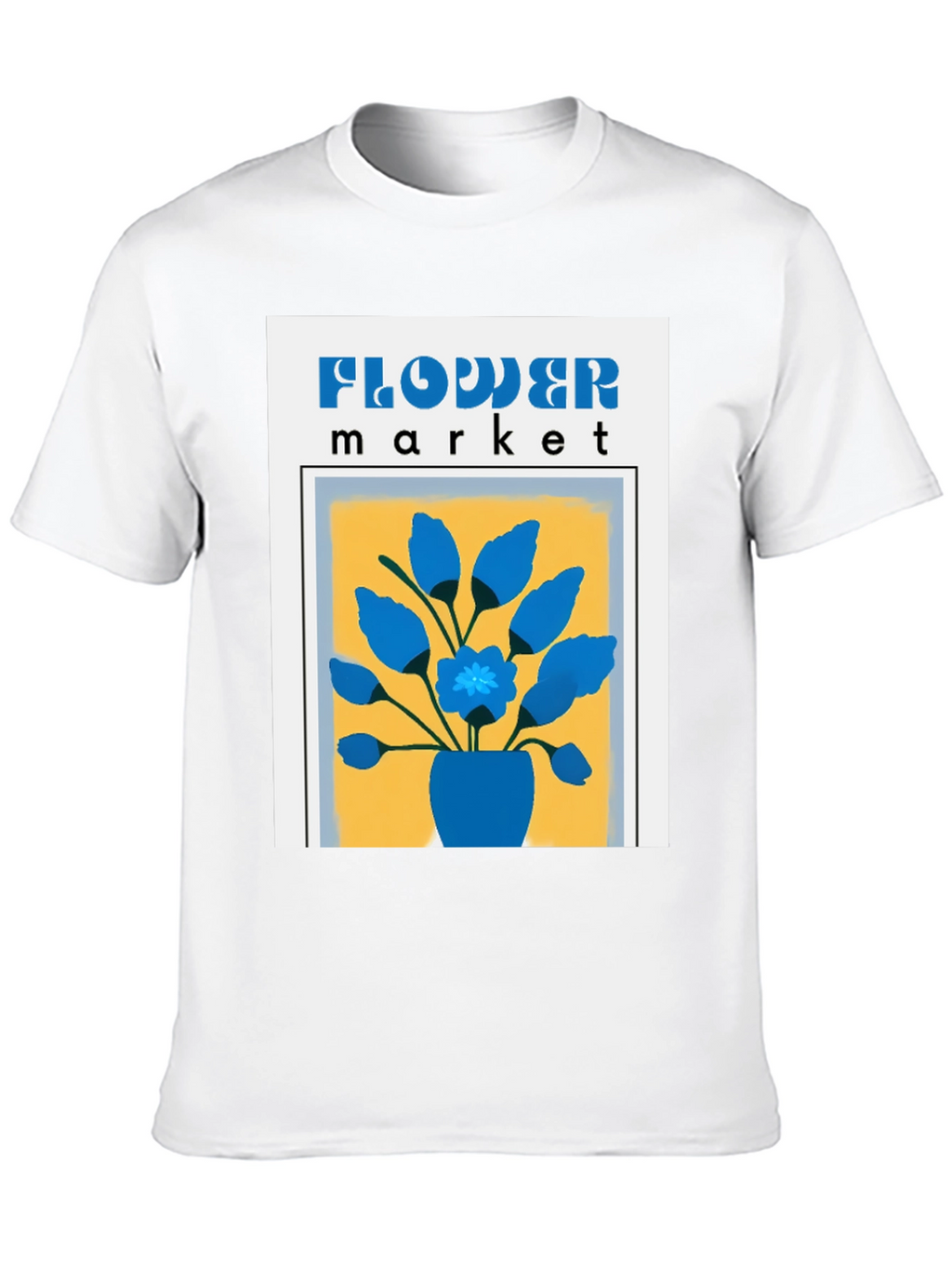 Flower Market Graphic Tee - Classic Design