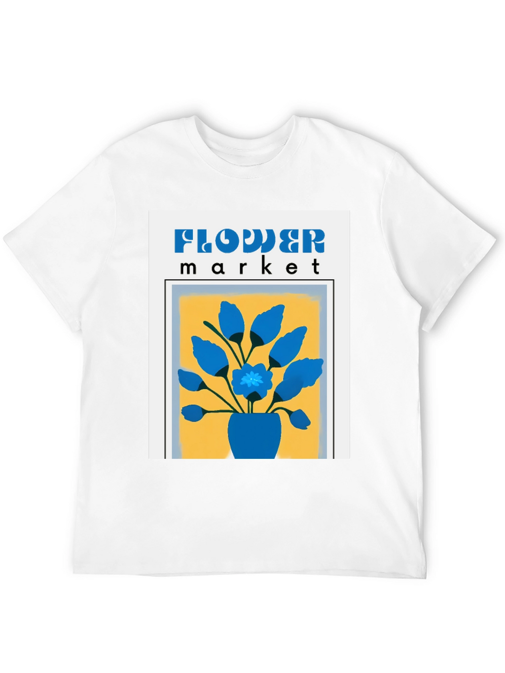 Flower Market Graphic Tee - Classic Design