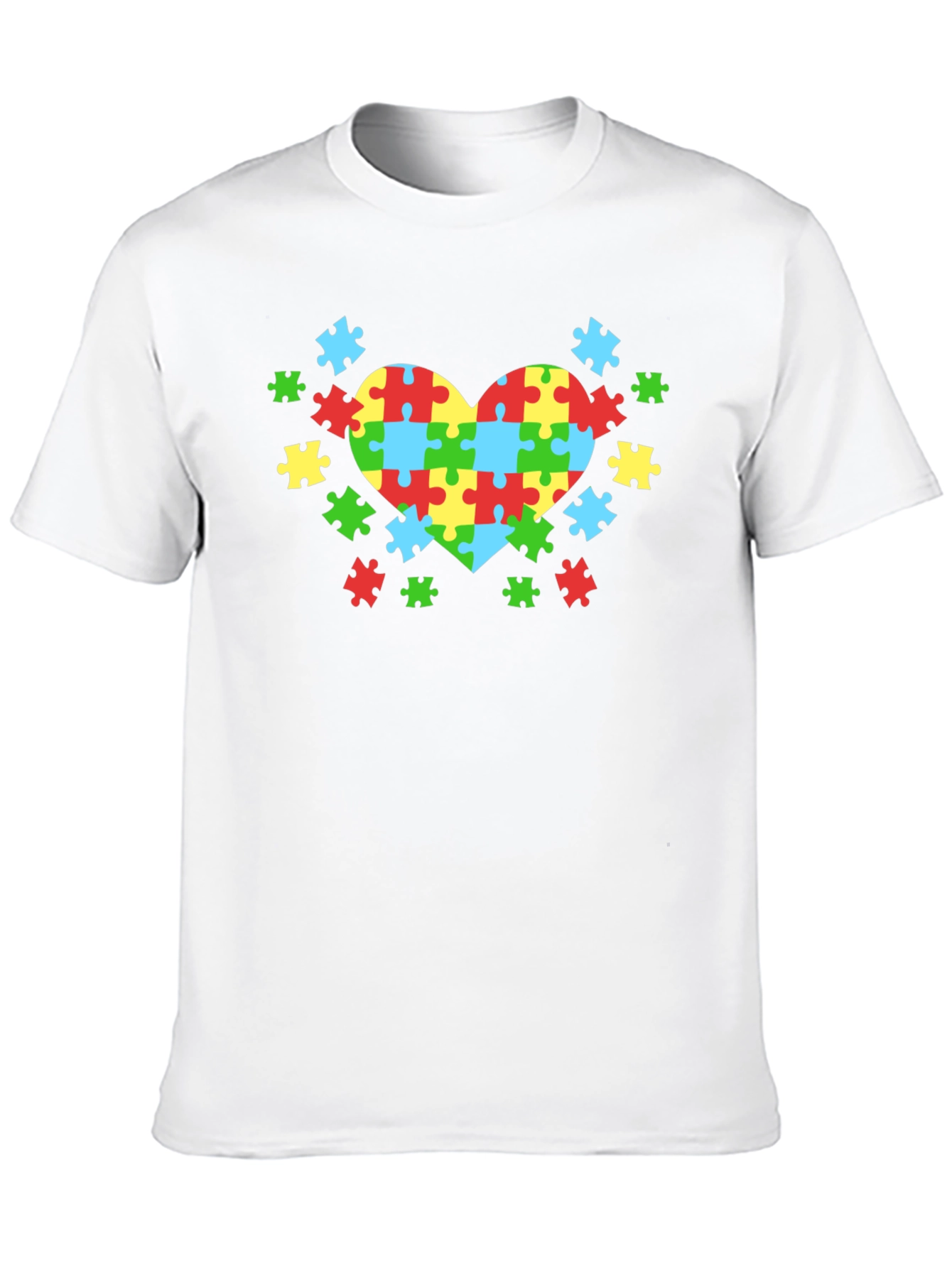 Autism Awareness Puzzle Heart Tee
