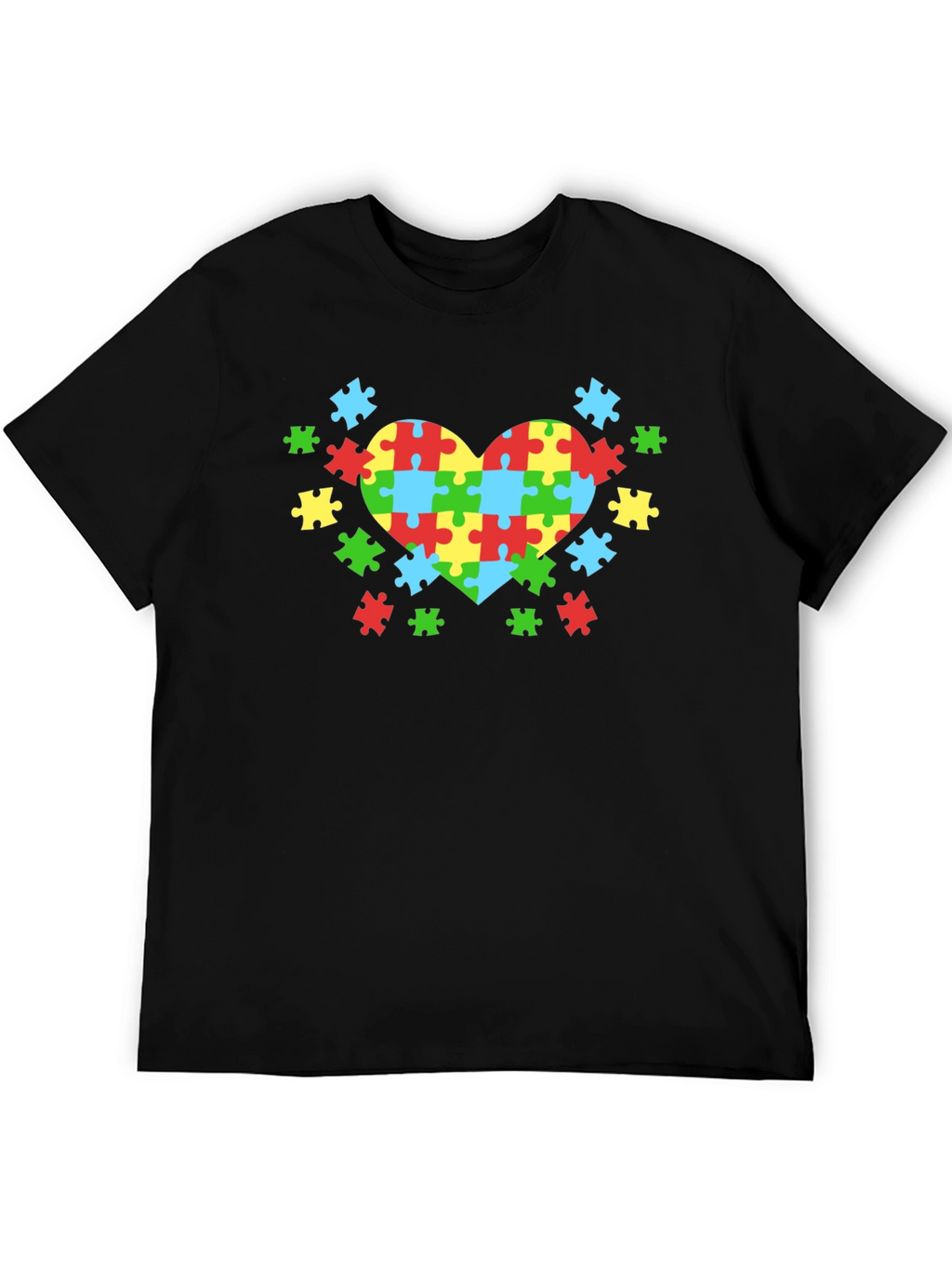 Autism Awareness Puzzle Heart Tee