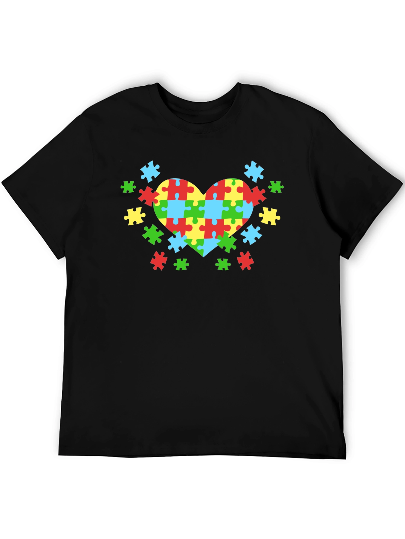 Autism Awareness Puzzle Heart Tee