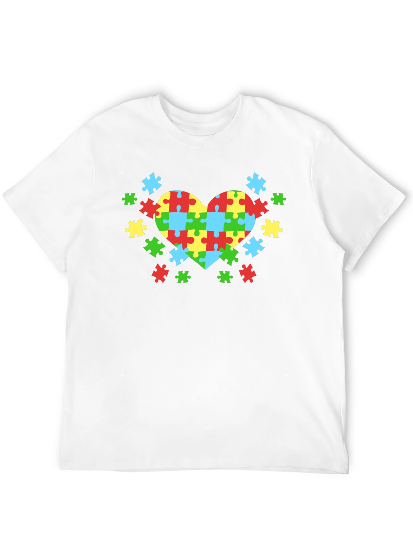 Autism Awareness Puzzle Heart Tee