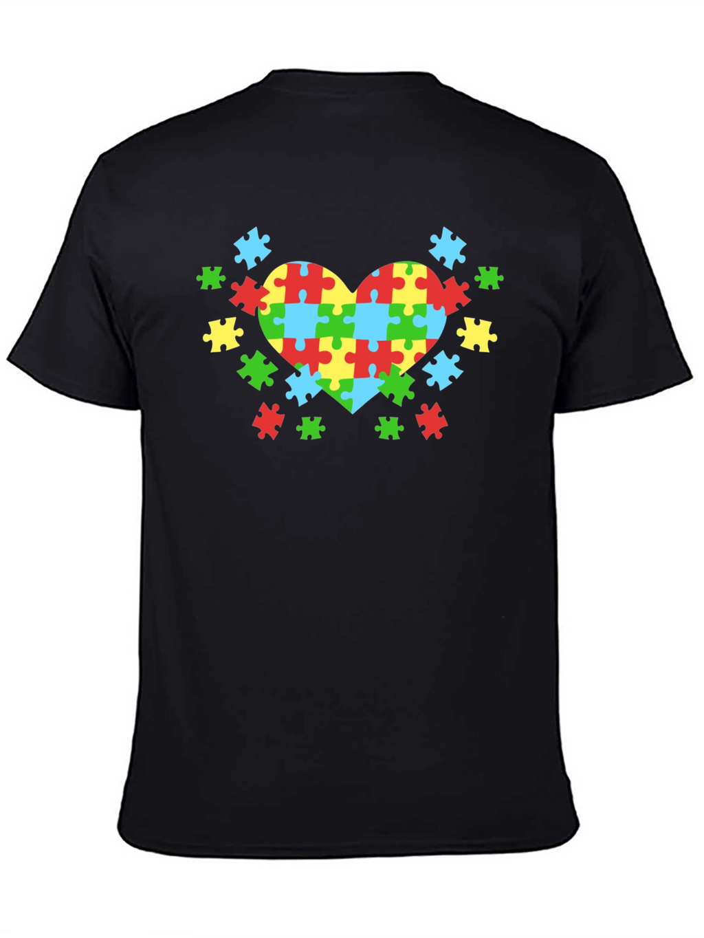 Autism Awareness Puzzle Heart Tee