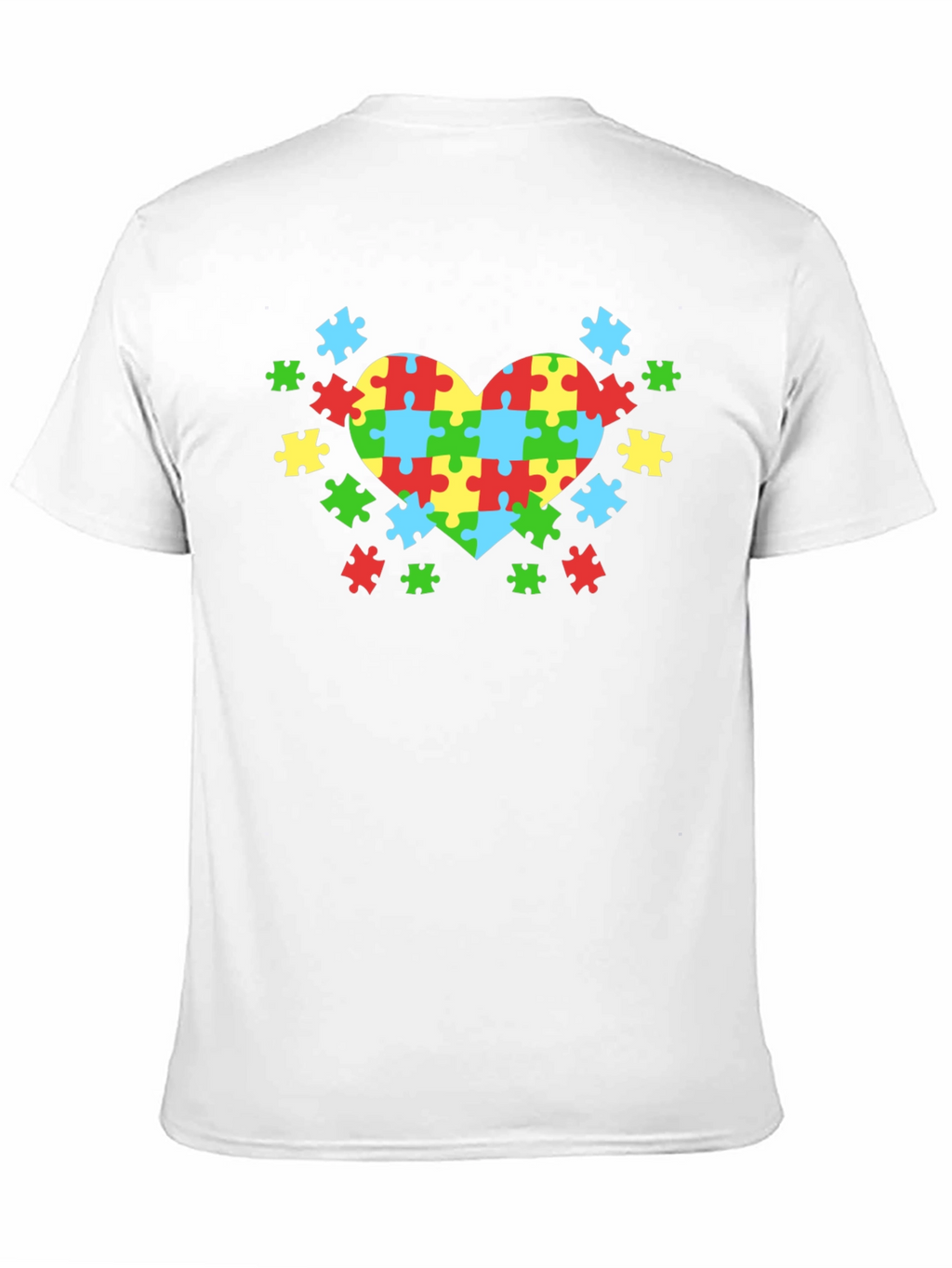 Autism Awareness Puzzle Heart Tee