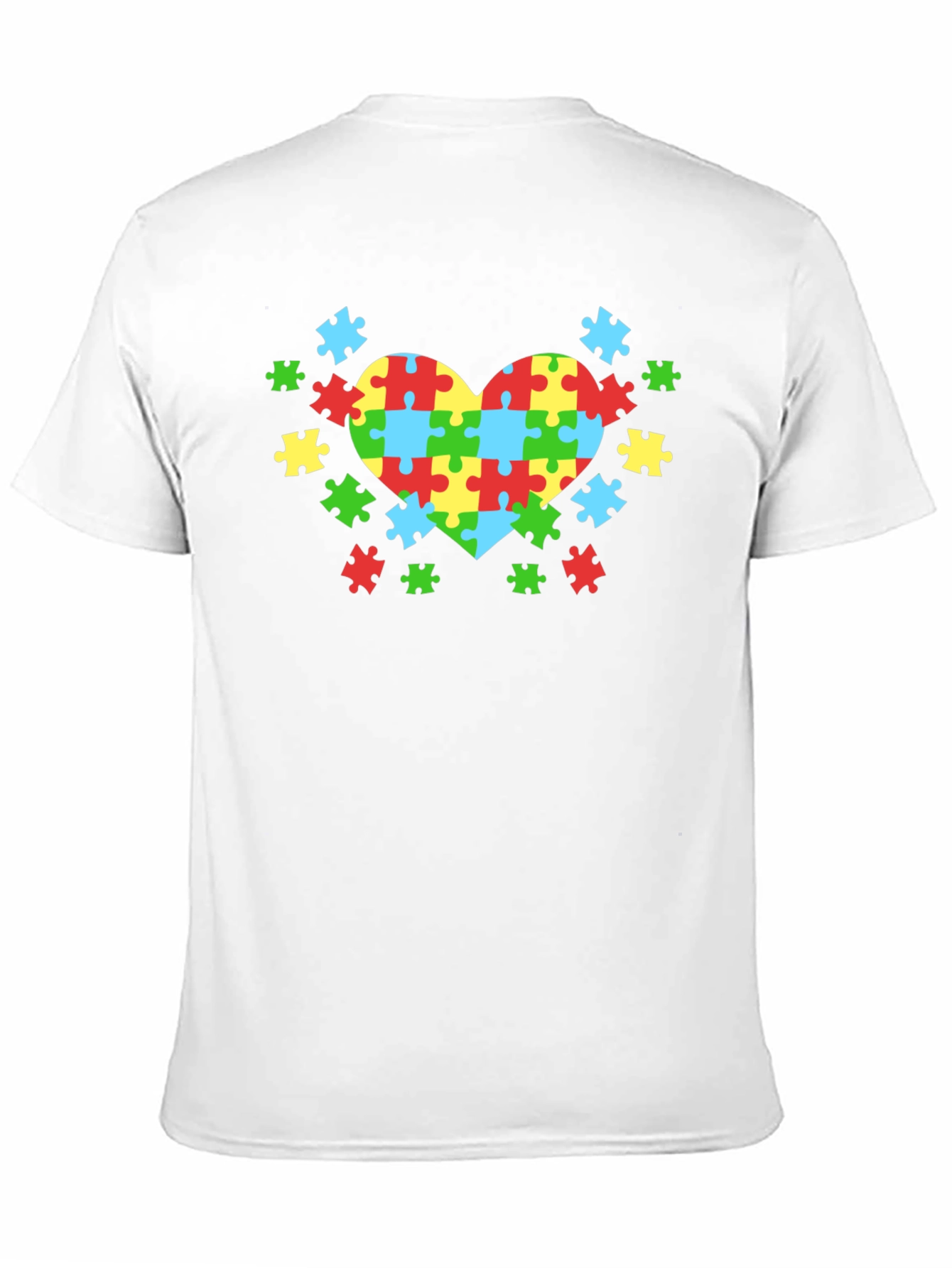 Autism Awareness Puzzle Heart Tee