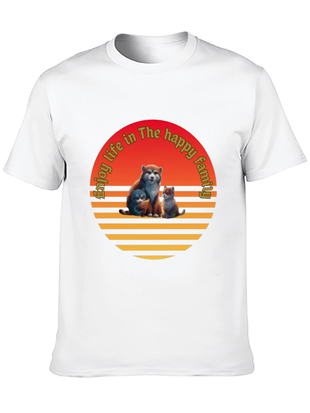 Happy Family Tee: Enjoy Life in Comfort