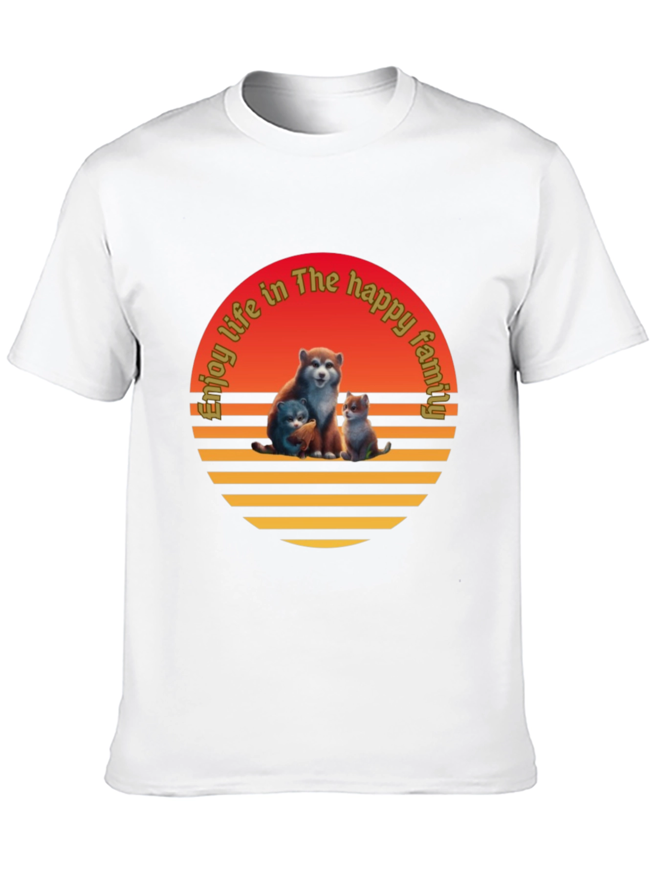 Happy Family Tee: Enjoy Life in Comfort
