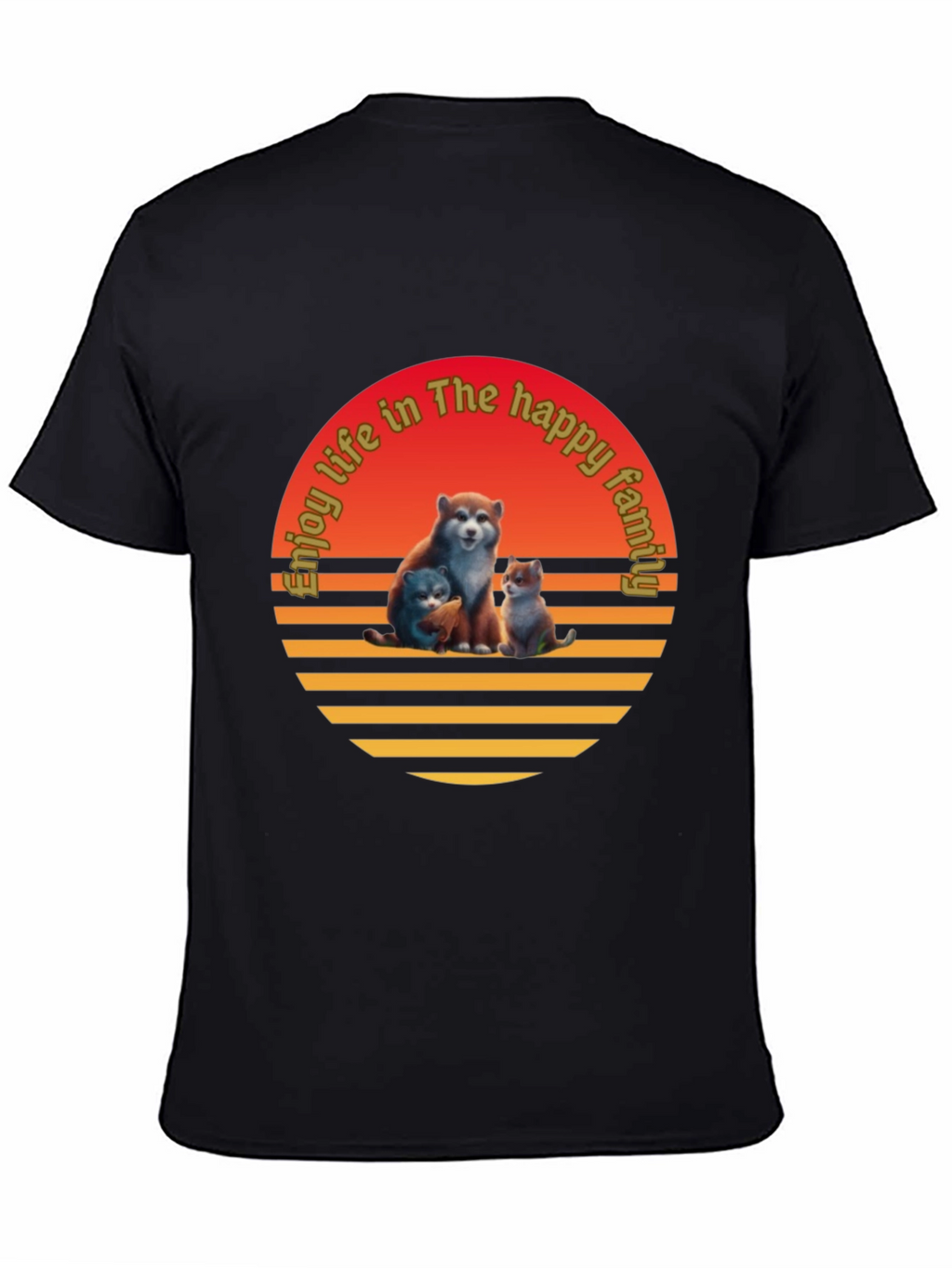 Happy Family Tee: Enjoy Life in Comfort