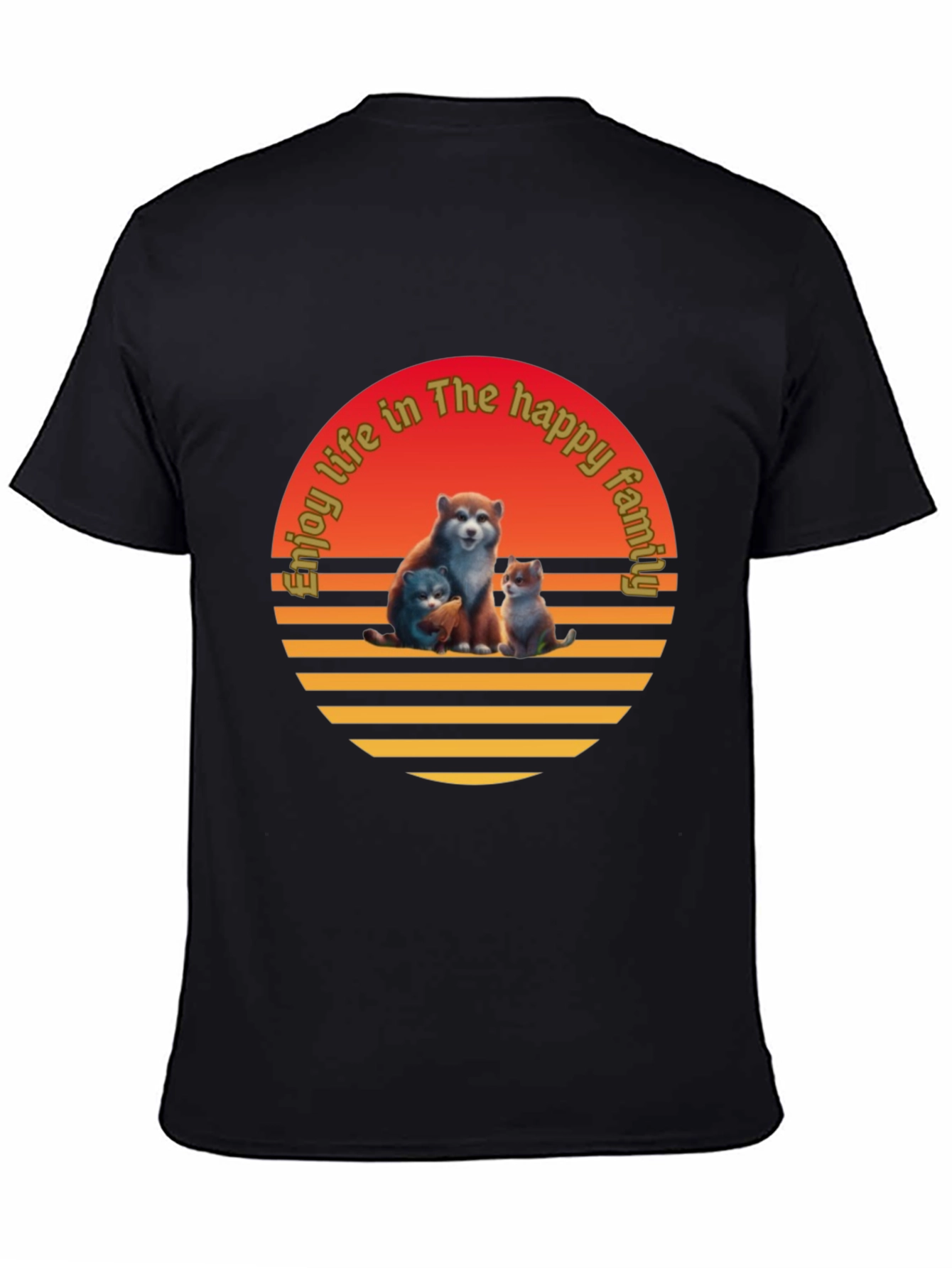 Happy Family Tee: Enjoy Life in Comfort