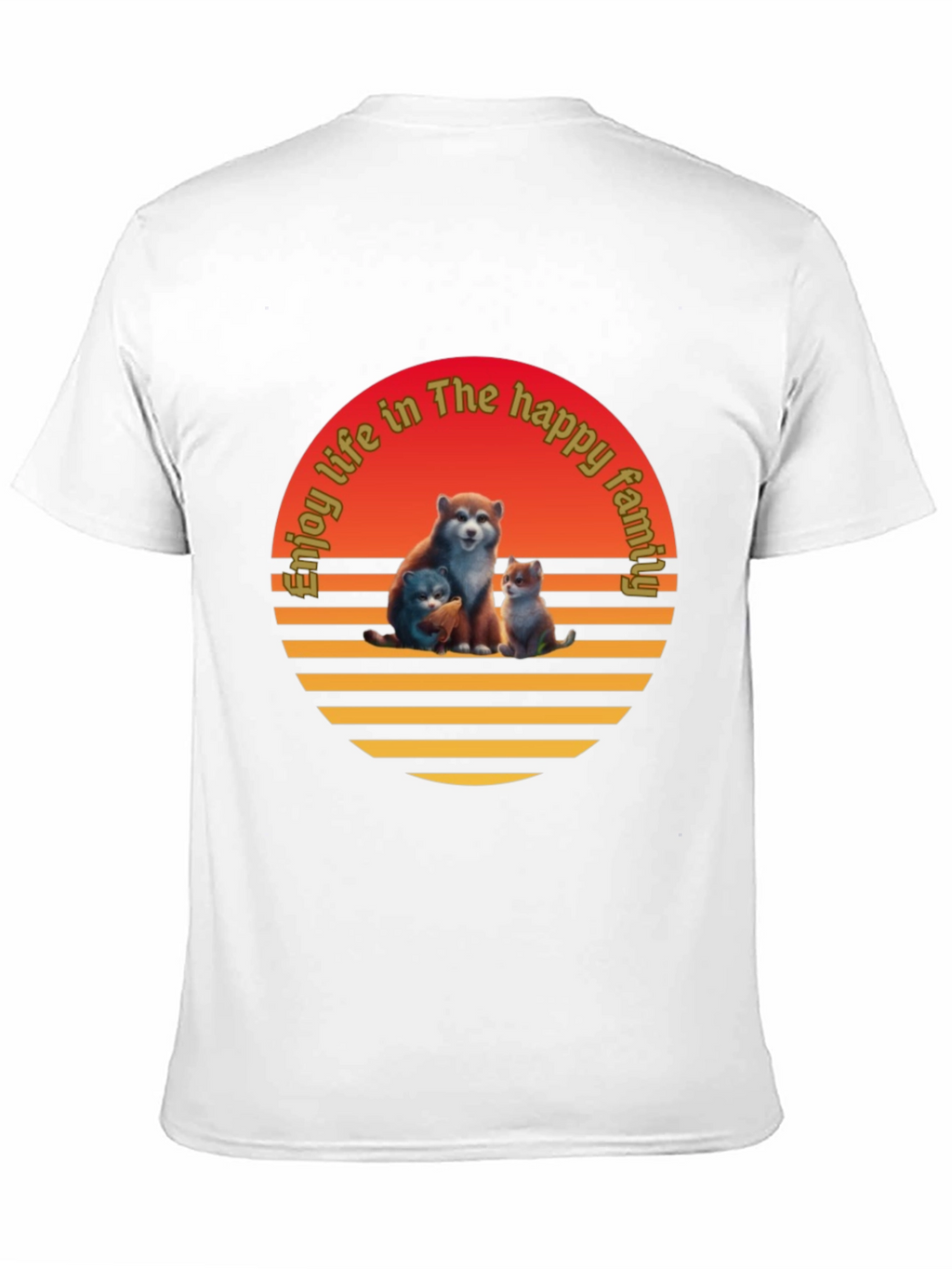 Happy Family Tee: Enjoy Life in Comfort