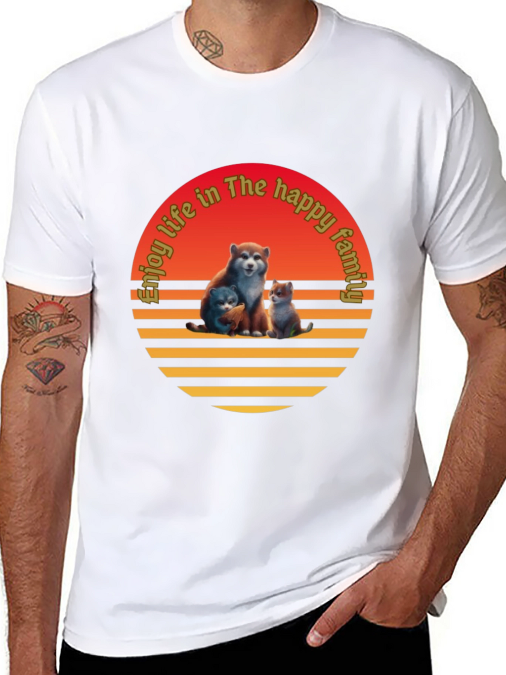 Happy Family Tee: Enjoy Life in Comfort