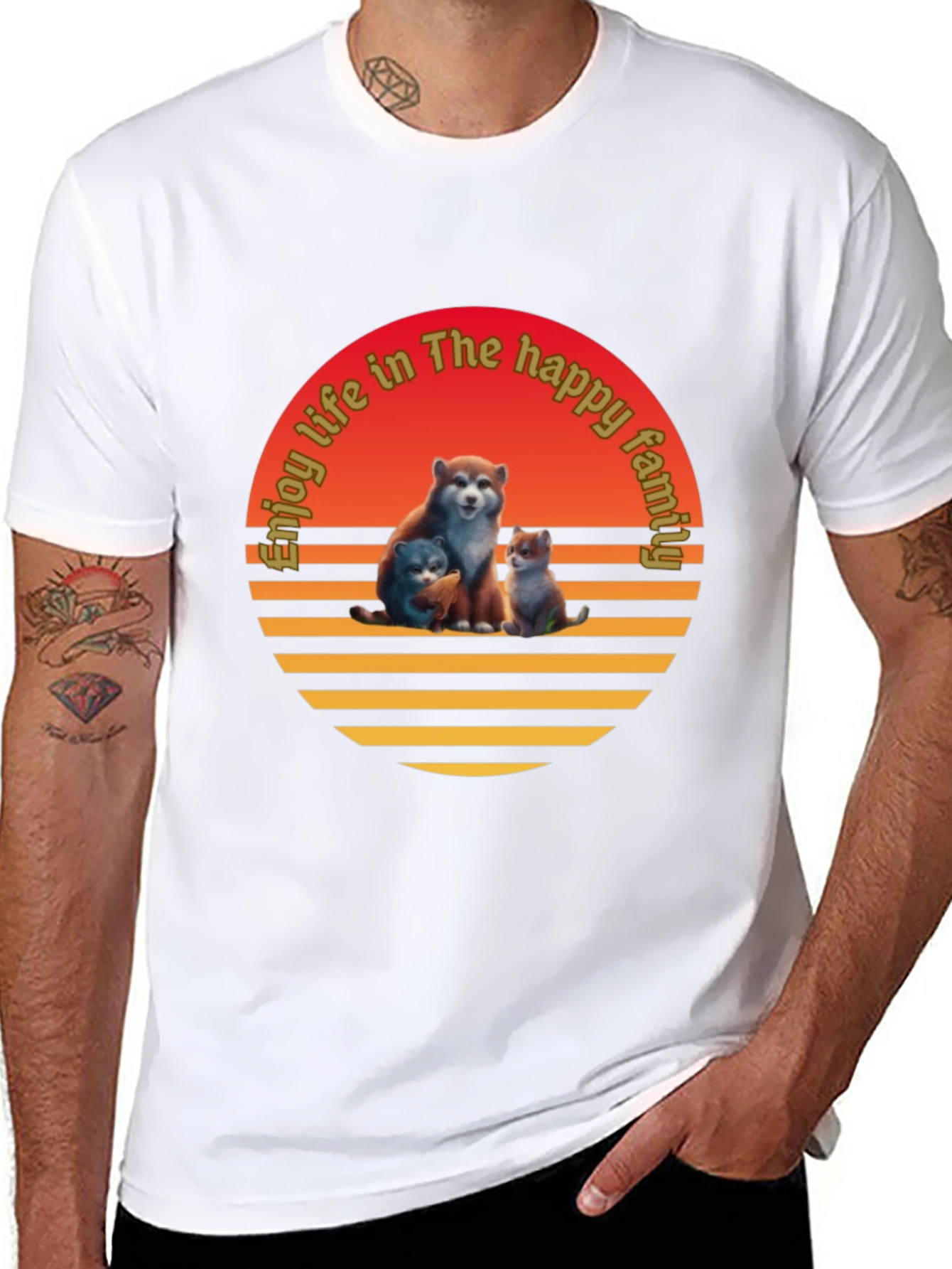 Happy Family Tee: Enjoy Life in Comfort
