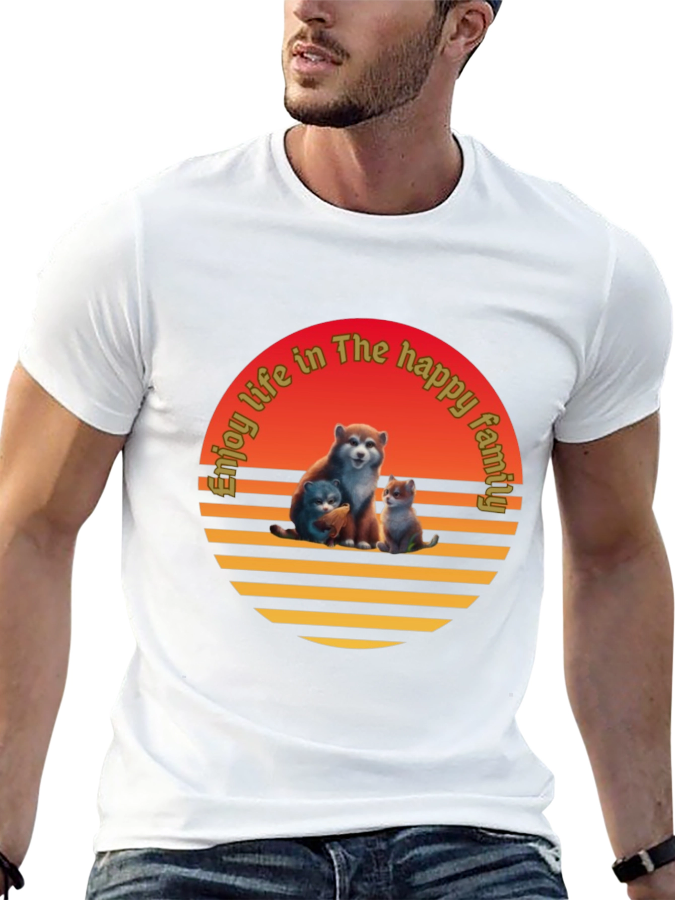 Happy Family Tee: Enjoy Life in Comfort