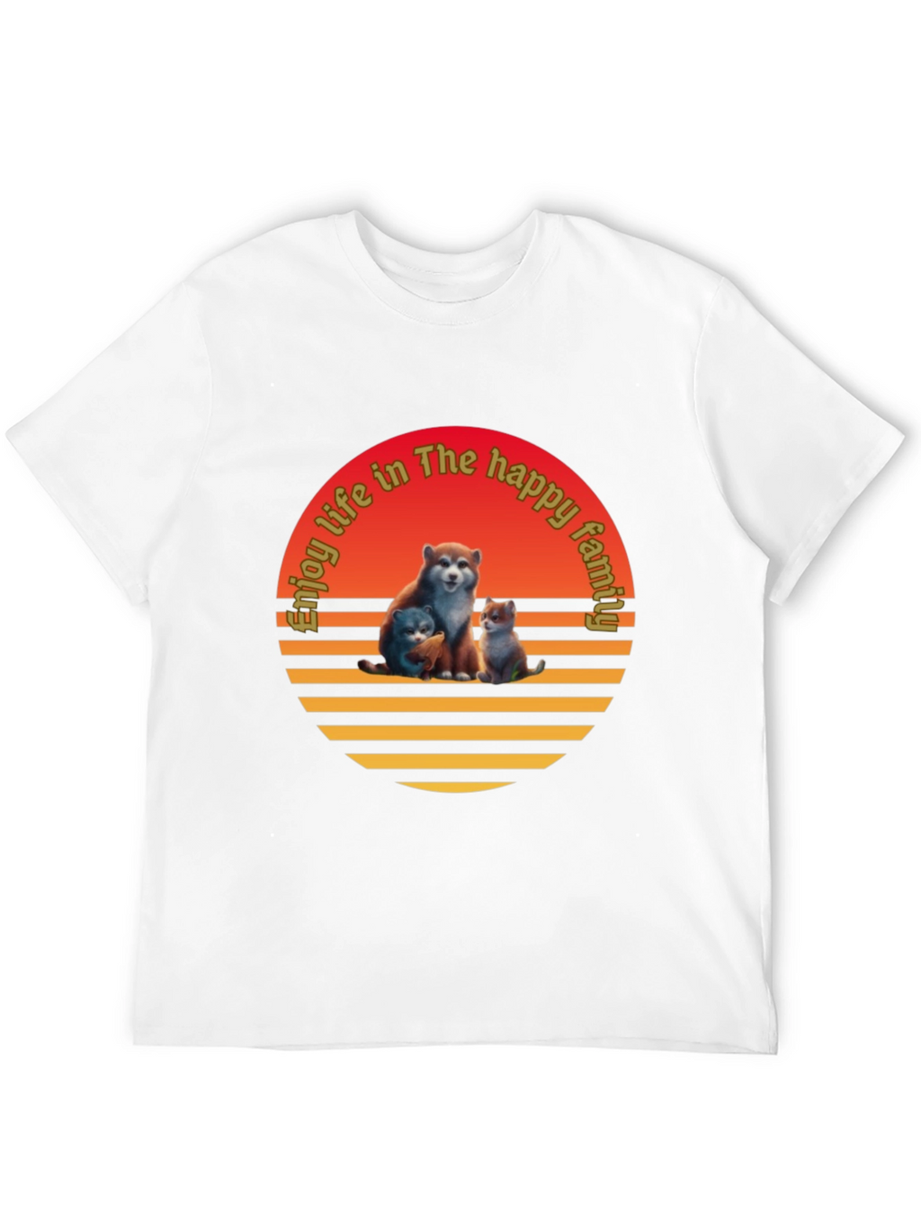 Happy Family Tee: Enjoy Life in Comfort