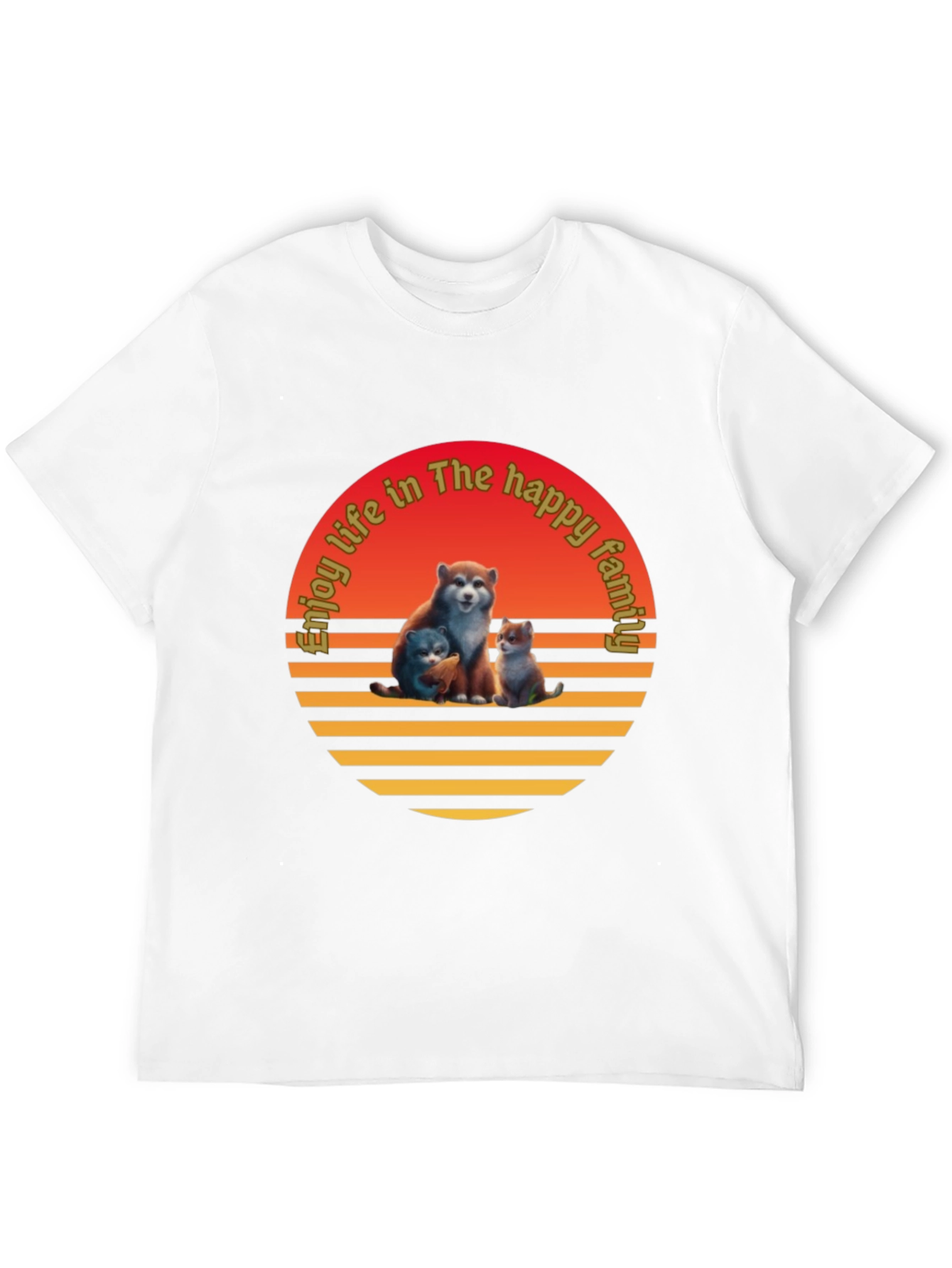 Happy Family Tee: Enjoy Life in Comfort