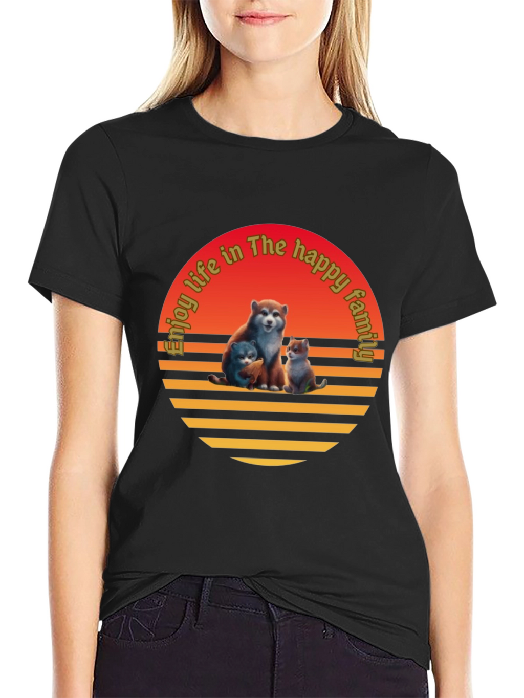 Happy Family Tee: Enjoy Life in Comfort