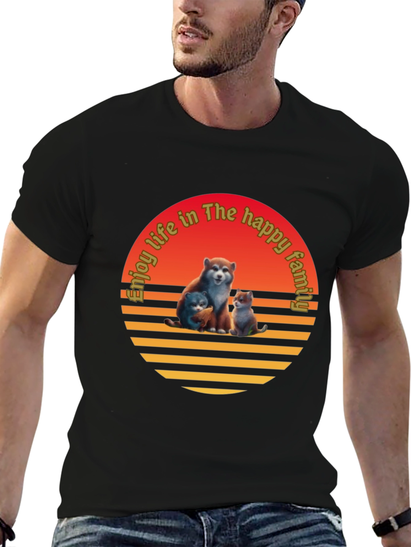Happy Family Tee: Enjoy Life in Comfort