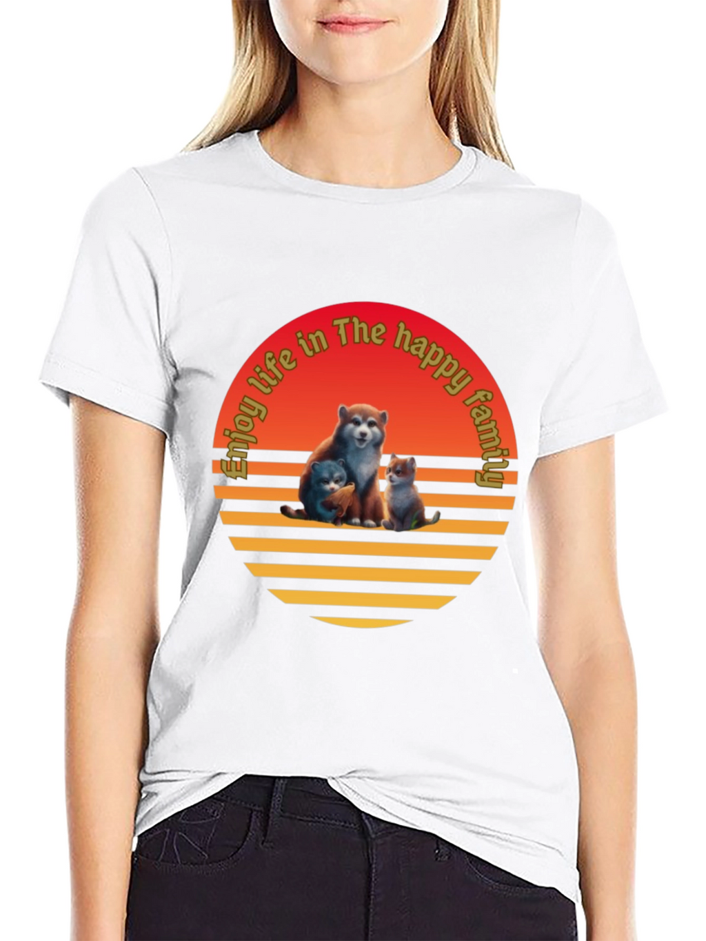 Happy Family Tee: Enjoy Life in Comfort