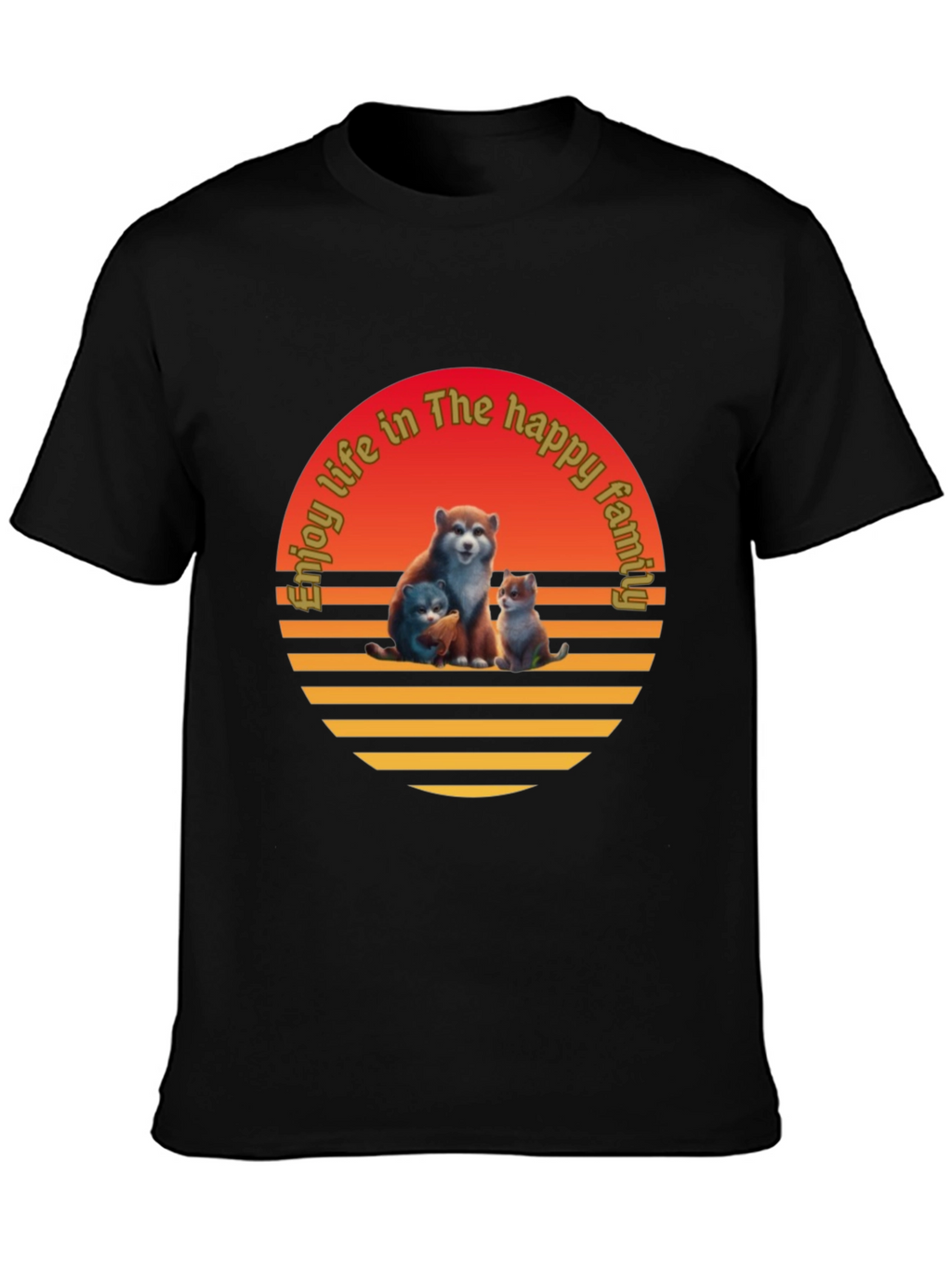 Happy Family Tee: Enjoy Life in Comfort