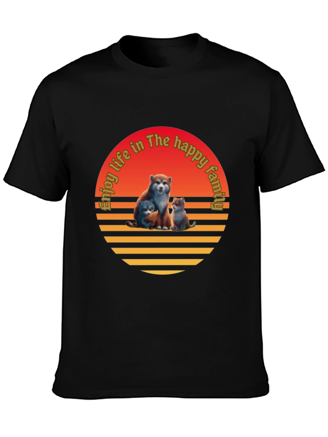 Happy Family Tee: Enjoy Life in Comfort