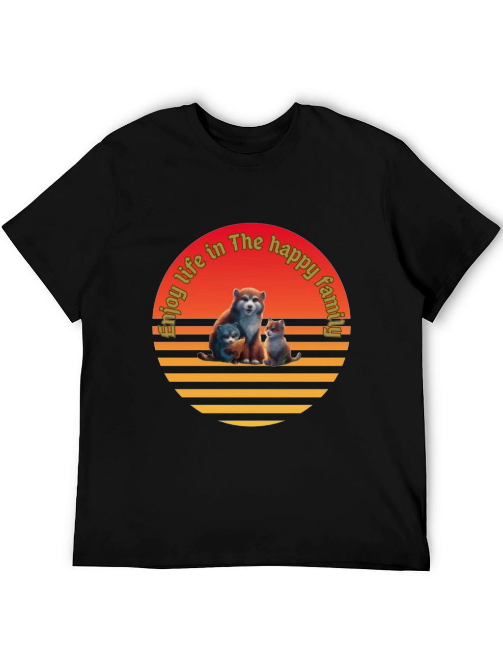 Happy Family Tee: Enjoy Life in Comfort