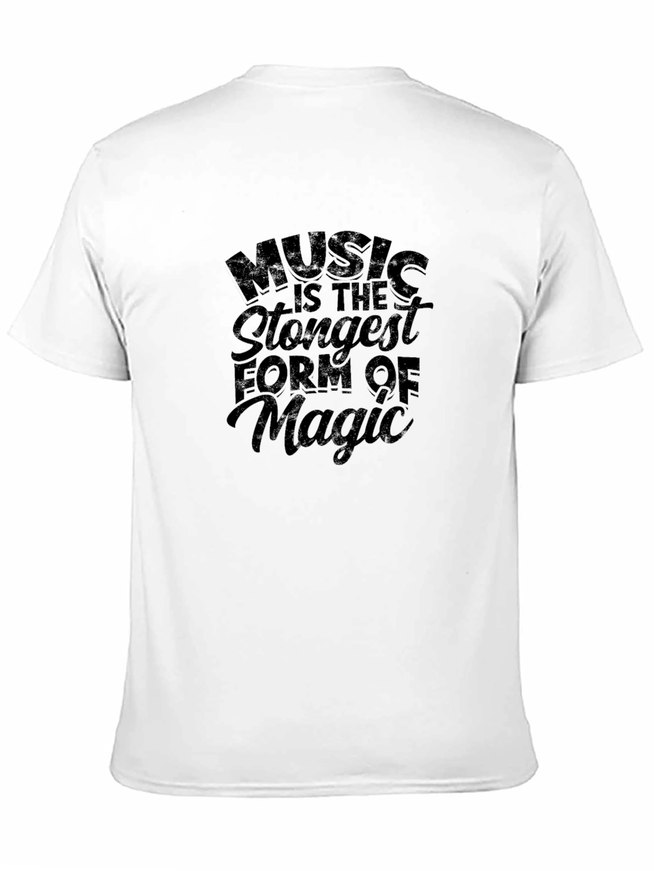 Music is Magic Black T-Shirt