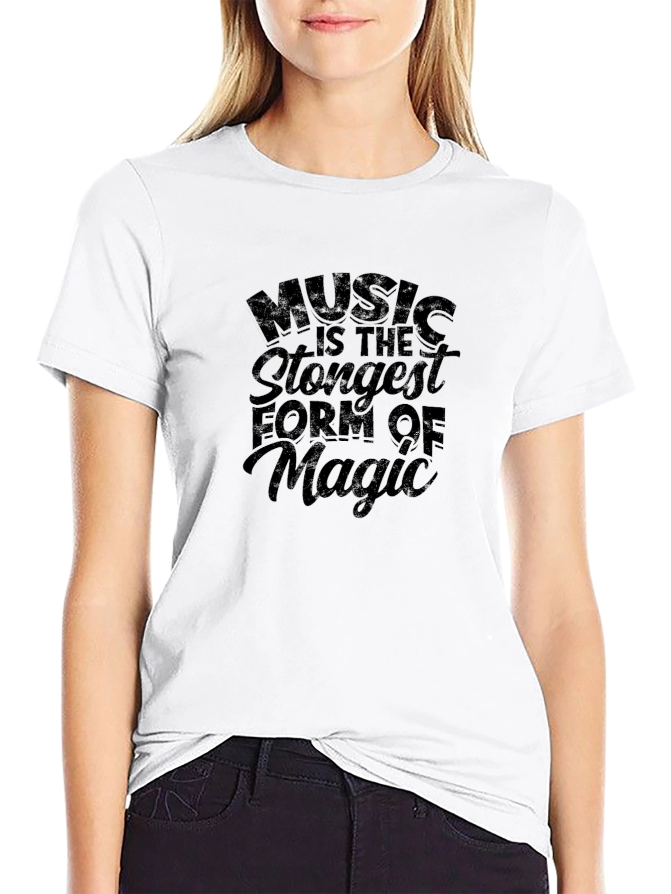 Music is Magic Black T-Shirt