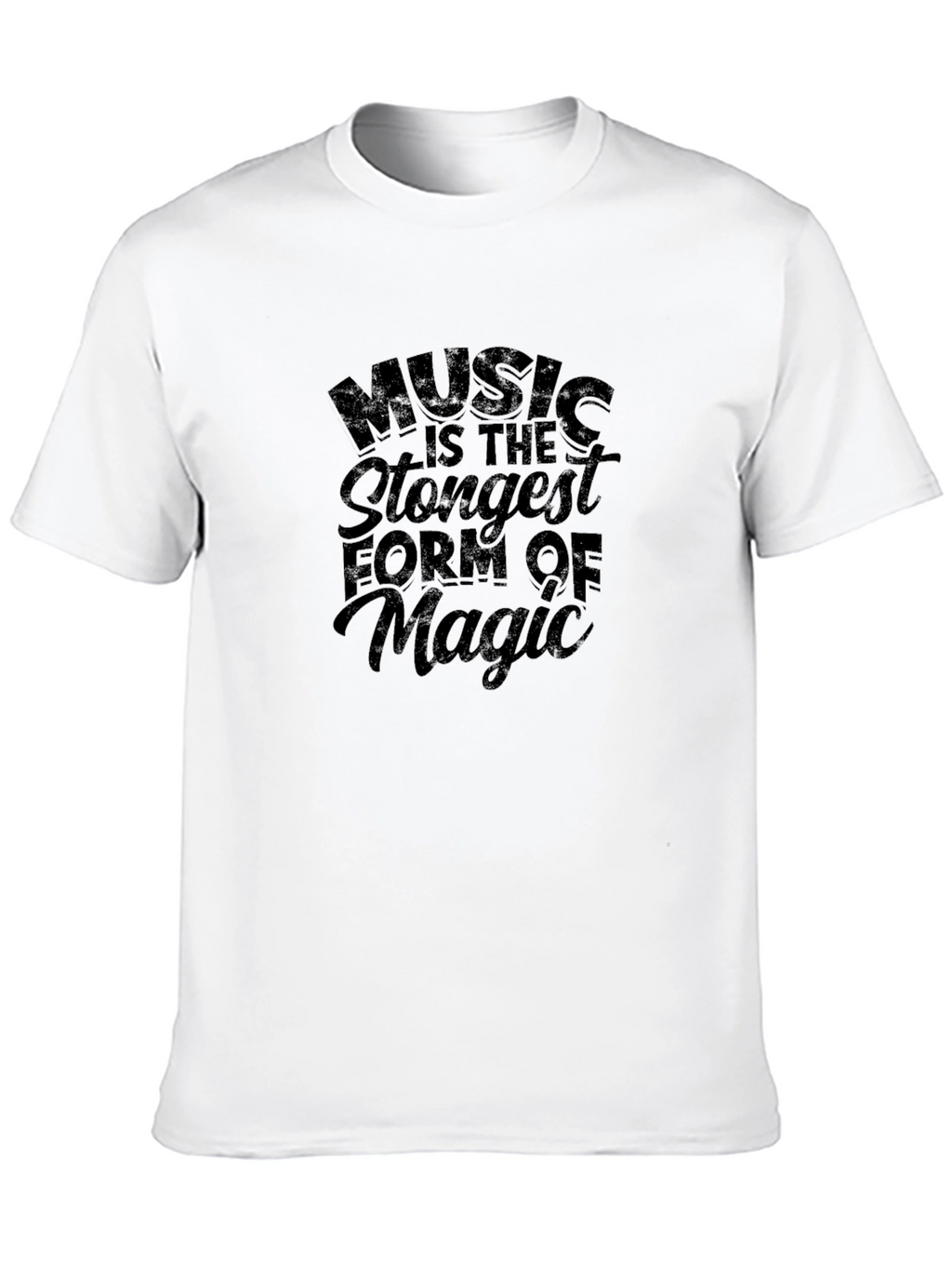 Music is Magic Black T-Shirt