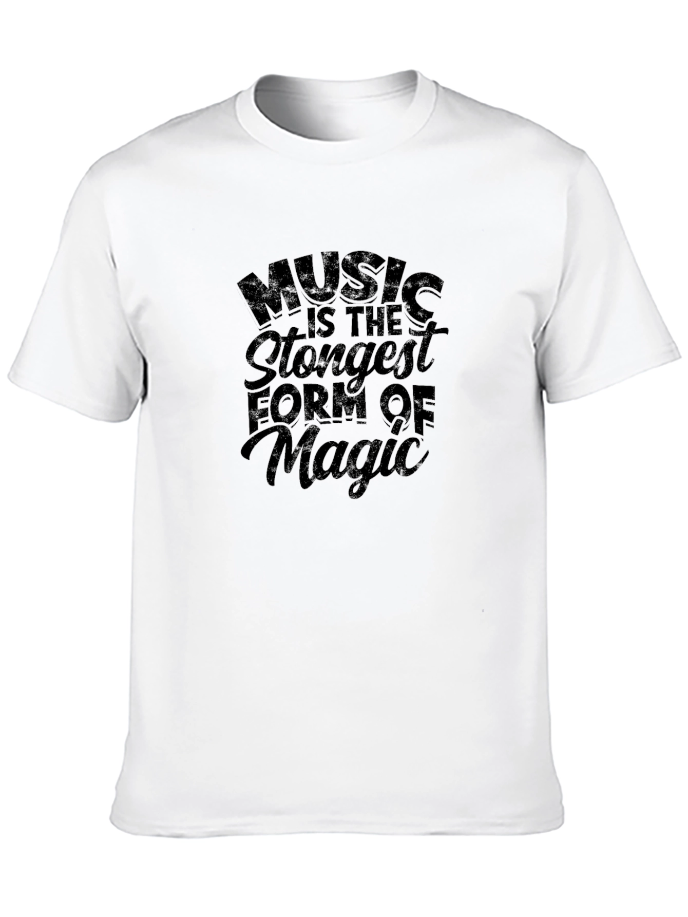 Music is Magic Black T-Shirt