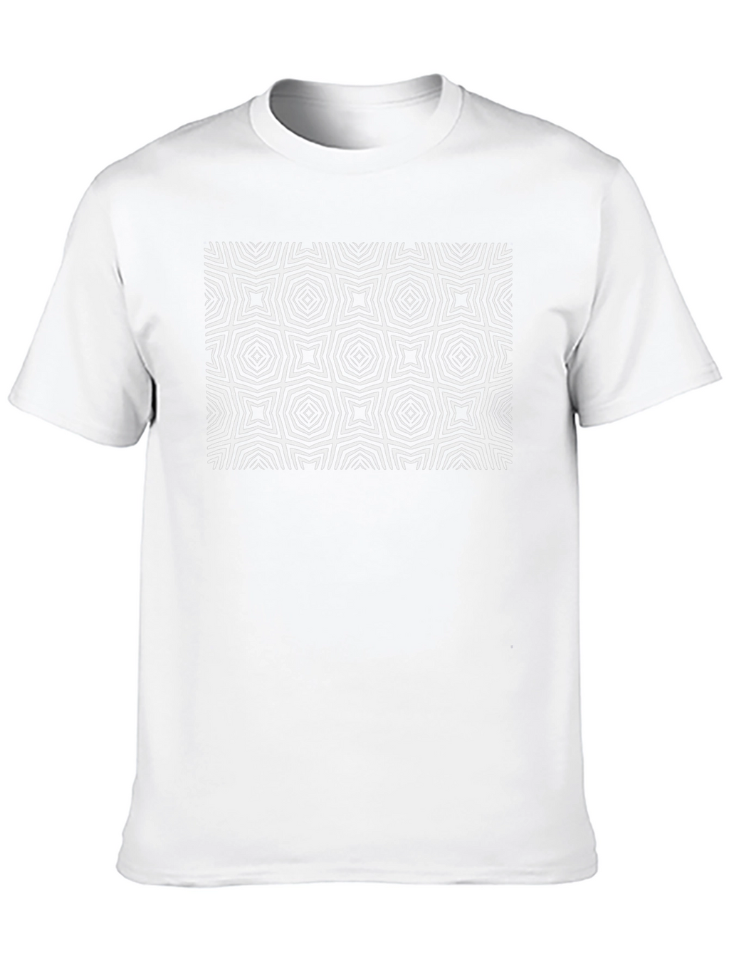 Geometric Pattern Black T-Shirt - Modern Style