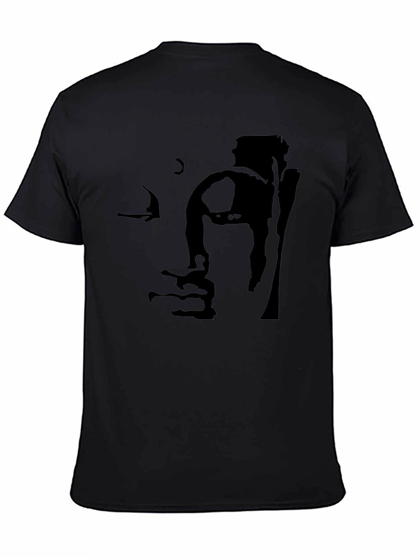 Buddha Face Black Graphic Tee