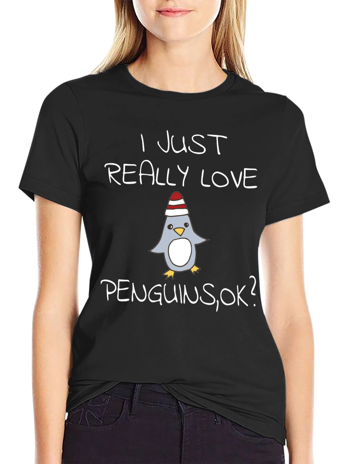 Penguin Lover T-Shirt - I Just Really Love Penguins OK?