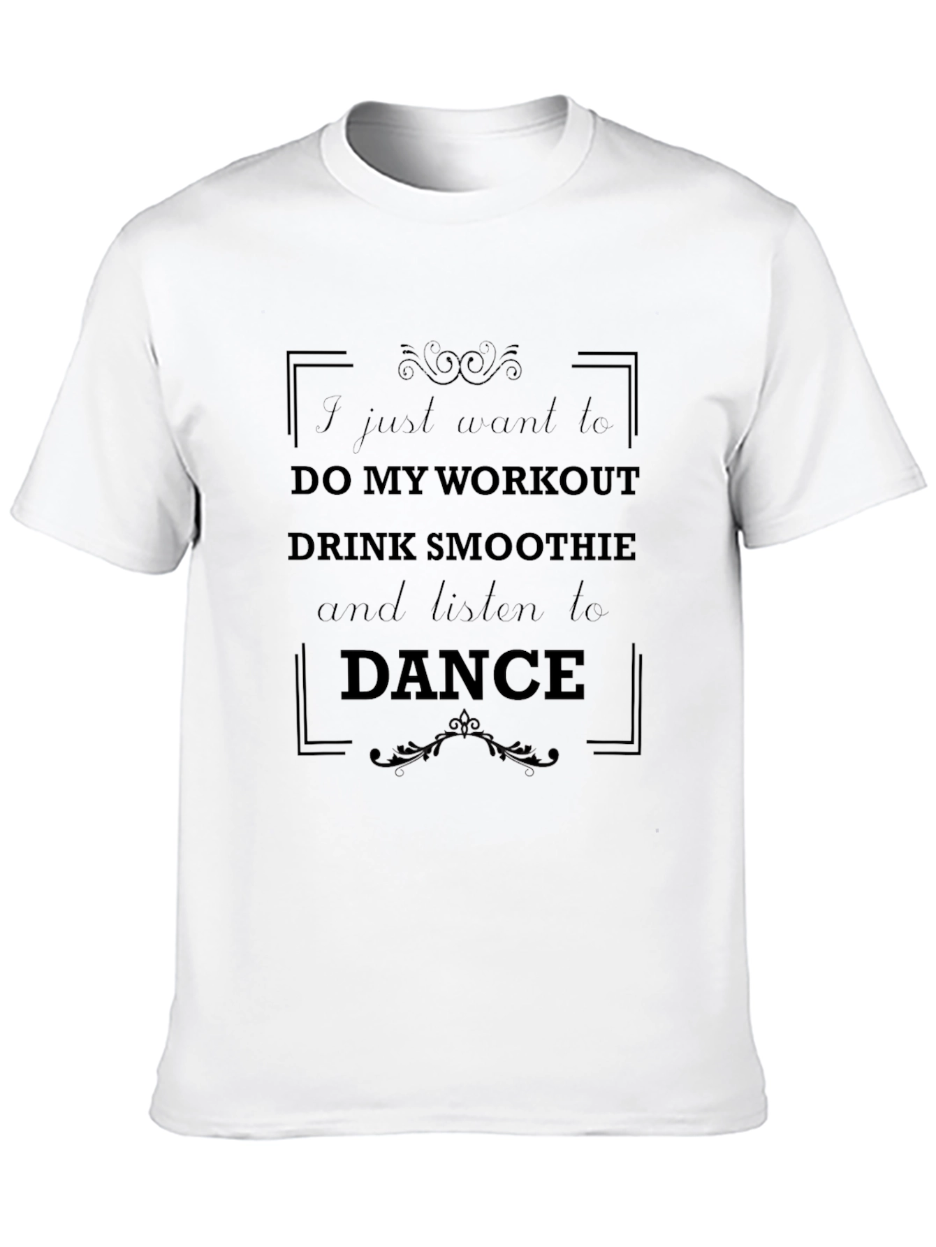 Workout Smoothie Dance Graphic Tee