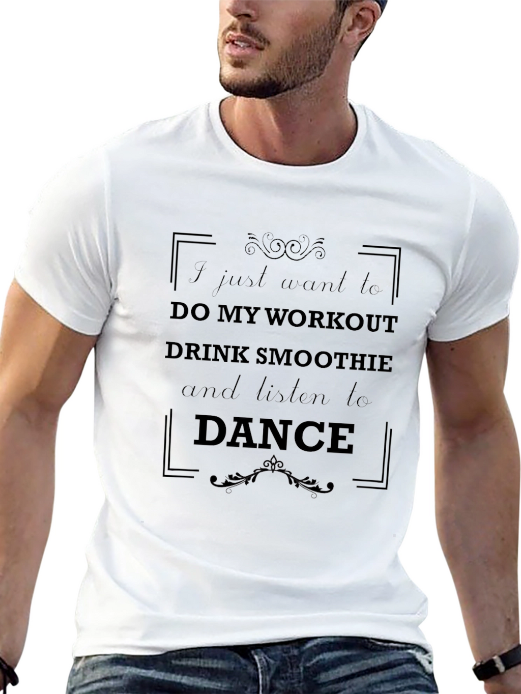 Workout Smoothie Dance Graphic Tee