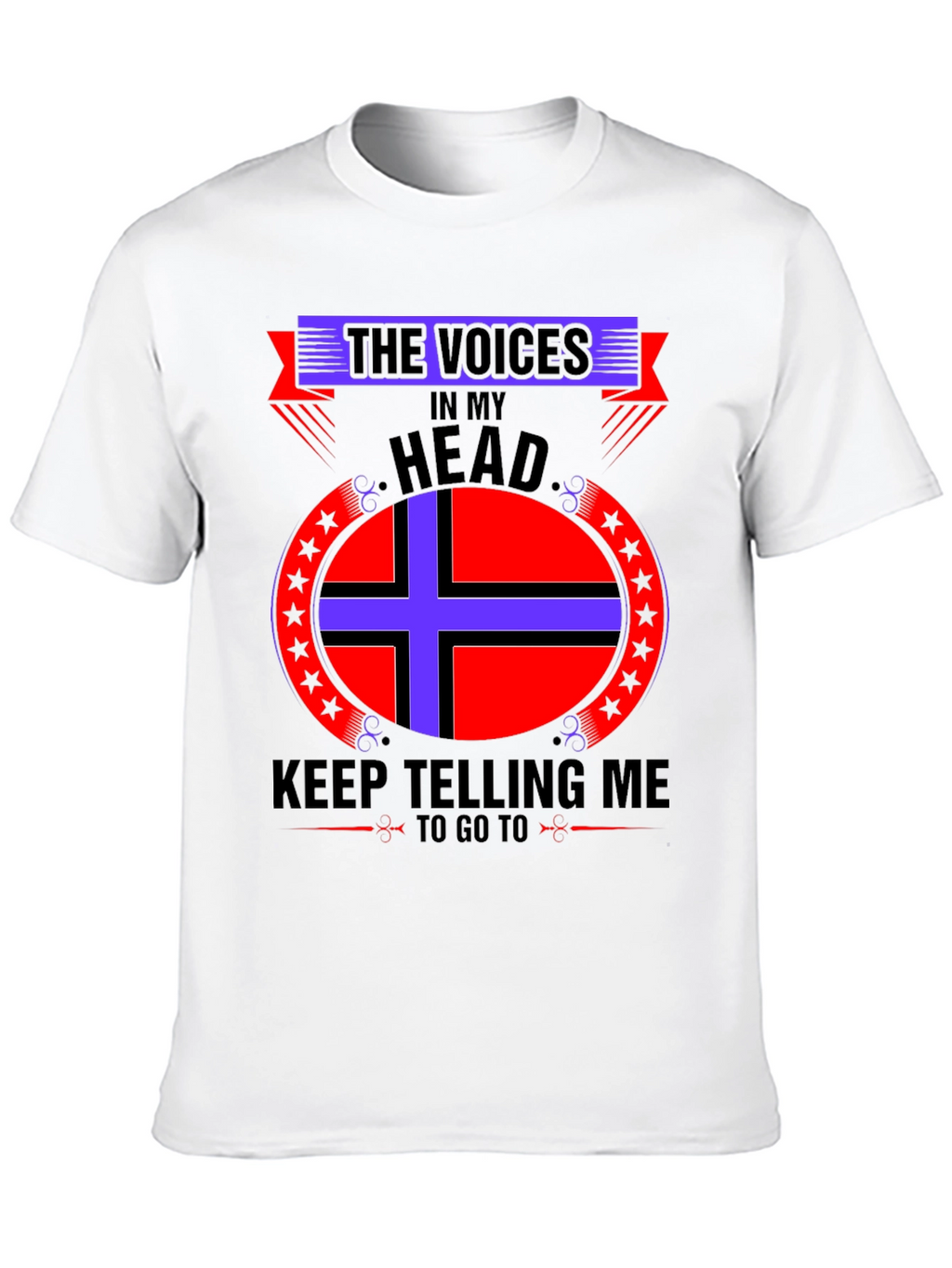 Voices In My Head Graphic Tee - Black