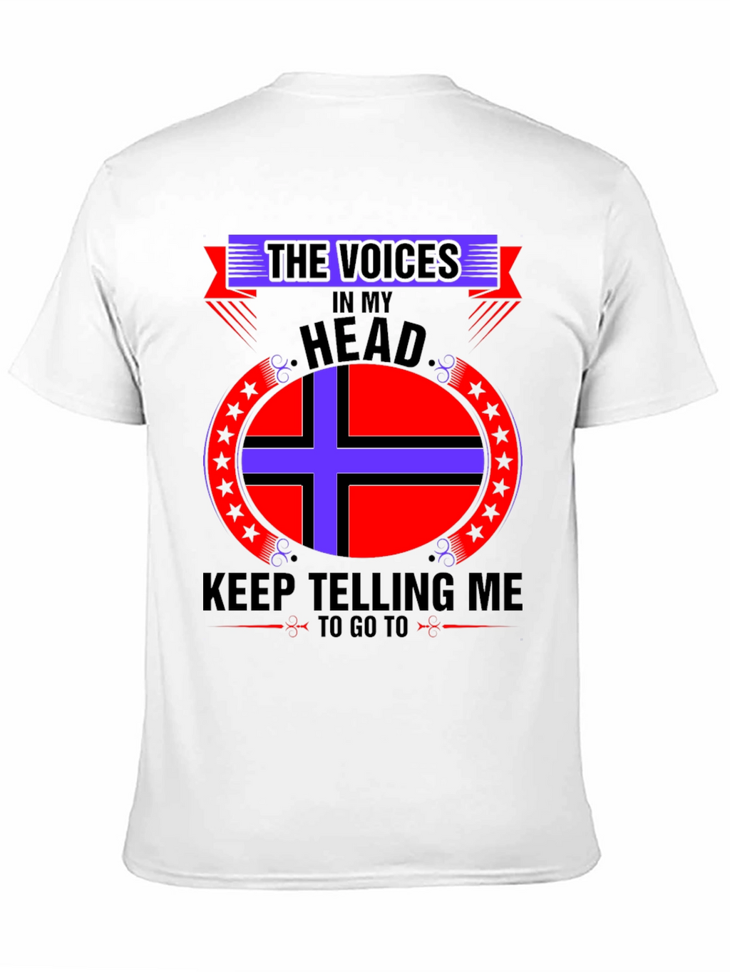 Voices In My Head Graphic Tee - Black
