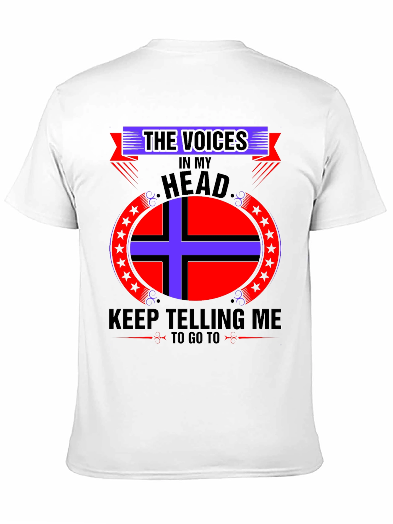 Voices In My Head Graphic Tee - Black